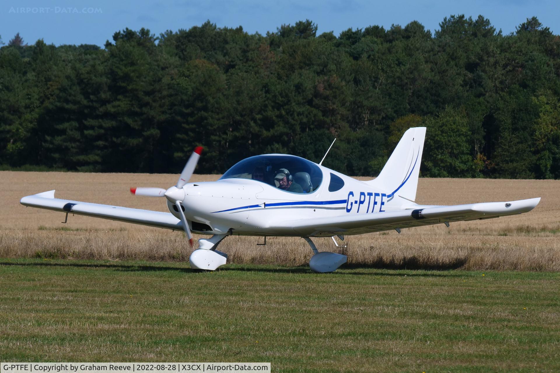 G-PTFE, 2014 BRM Aero Bristell NG5 Speed Wing C/N LAA 385-15245, Just landed at Northrepps.