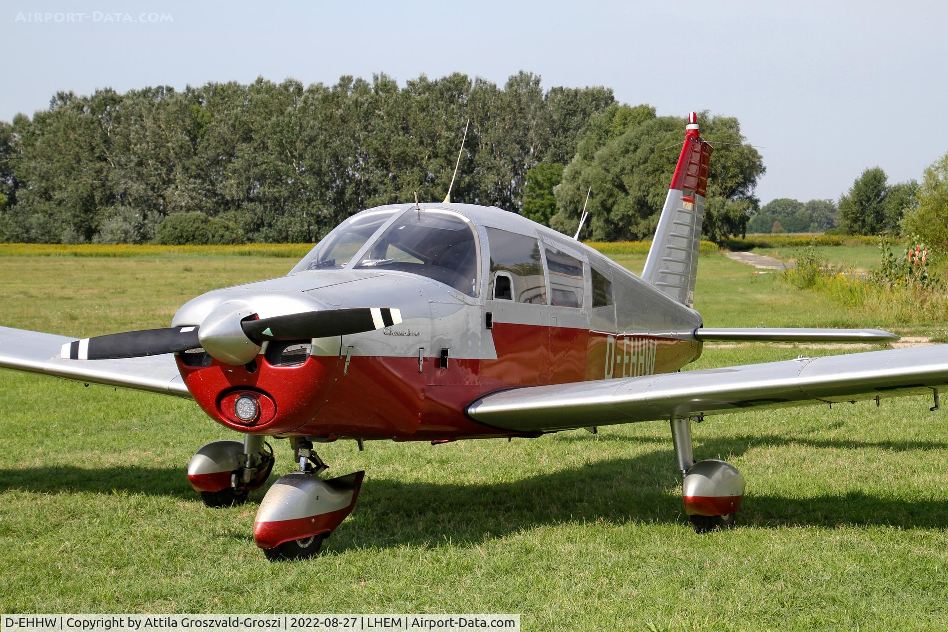 D-EHHW, 1962 Piper PA-28-160 Cherokee Cherokee C/N 28-546, LHEM - id.Rubik Ernö Airport, Esztergom