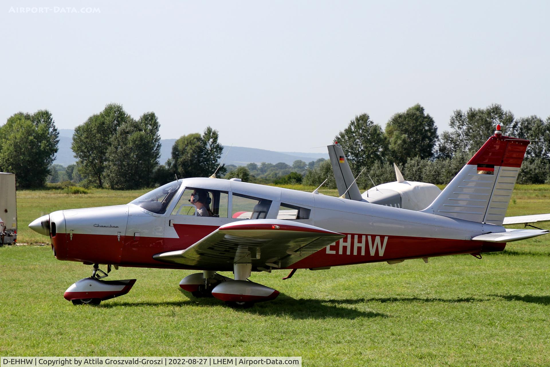 D-EHHW, 1962 Piper PA-28-160 Cherokee Cherokee C/N 28-546, LHEM - id.Rubik Ernö Airport, Esztergom