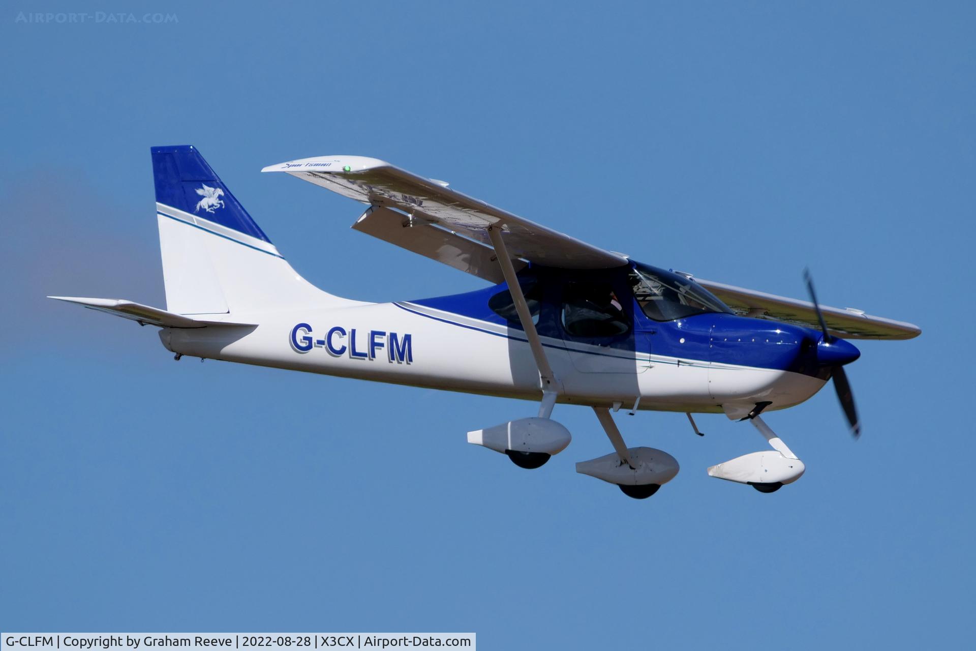 G-CLFM, 2019 Glasair Sportsman C/N LAA 295A-15433, Landing at Northrepps.