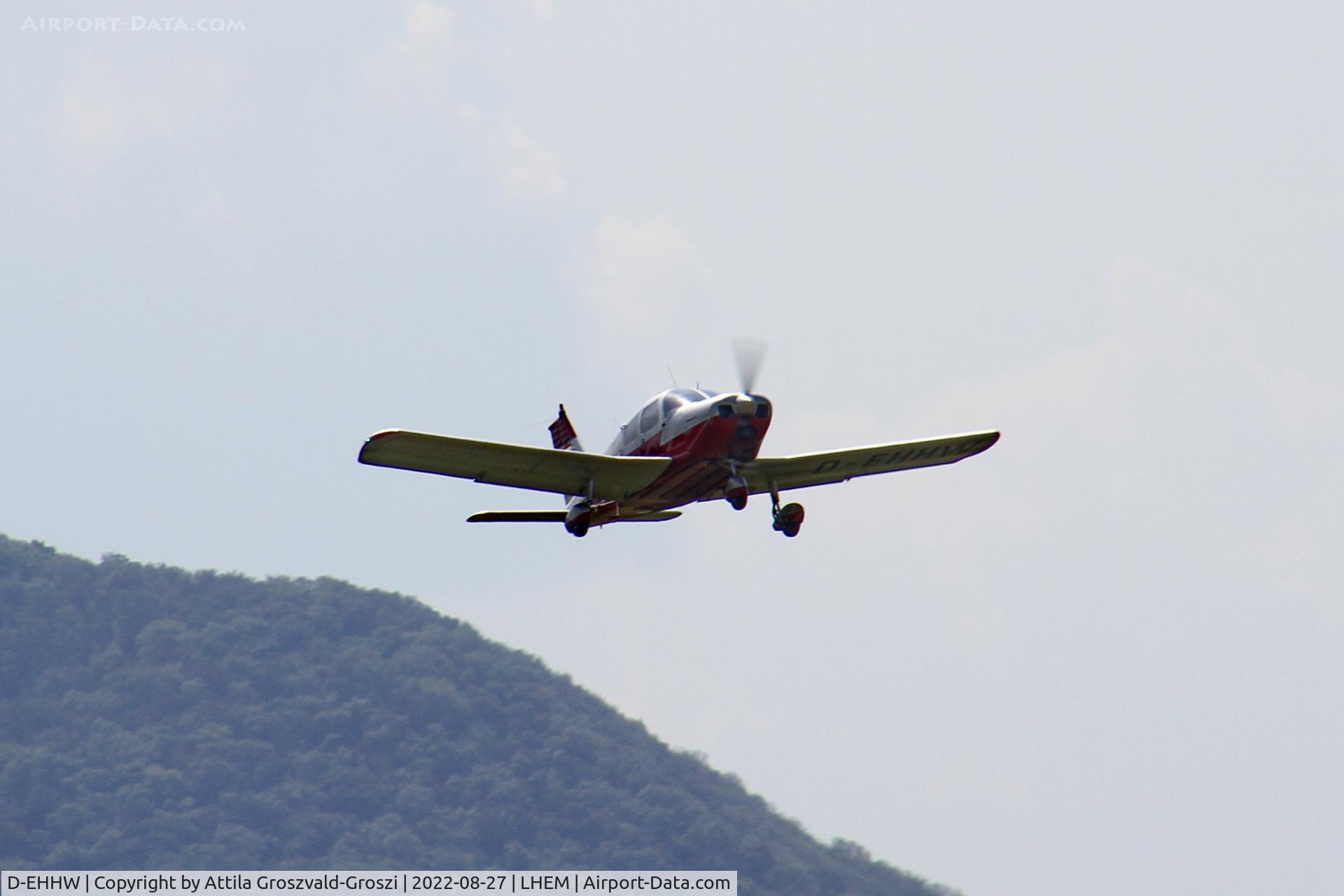 D-EHHW, 1962 Piper PA-28-160 Cherokee Cherokee C/N 28-546, LHEM - id.Rubik Ernö Airport, Esztergom