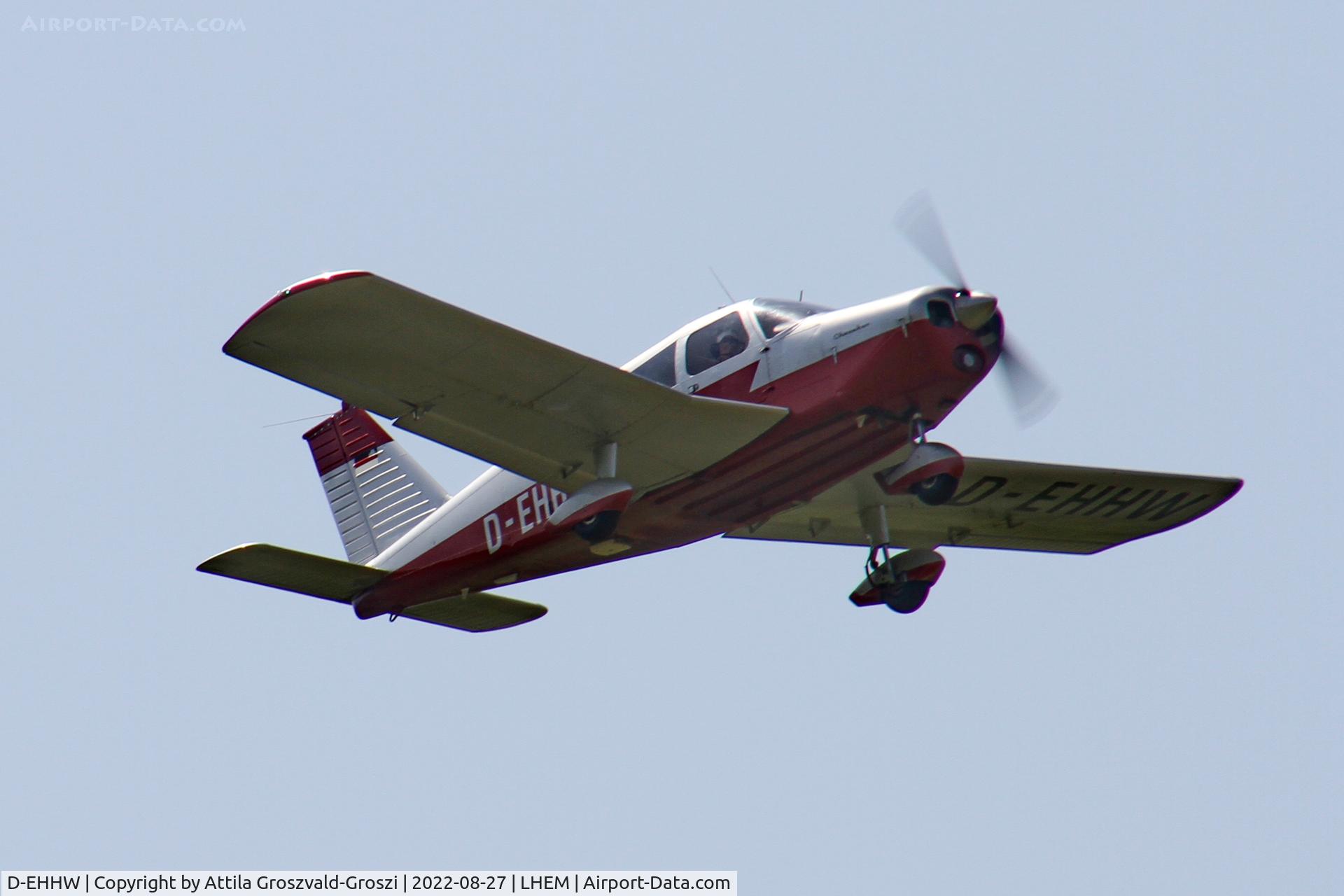 D-EHHW, 1962 Piper PA-28-160 Cherokee Cherokee C/N 28-546, LHEM - id.Rubik Ernö Airport, Esztergom