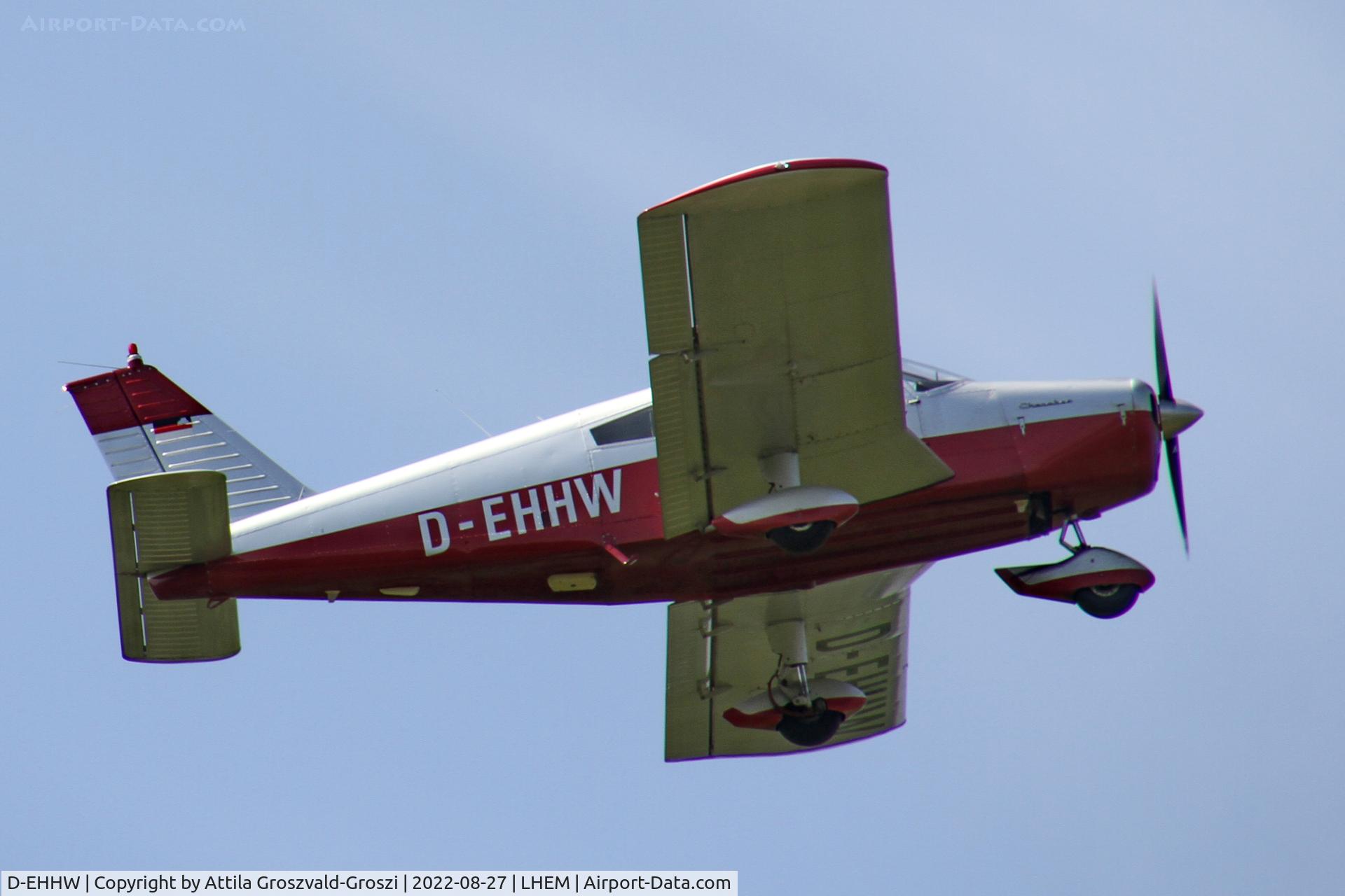 D-EHHW, 1962 Piper PA-28-160 Cherokee Cherokee C/N 28-546, LHEM - id.Rubik Ernö Airport, Esztergom