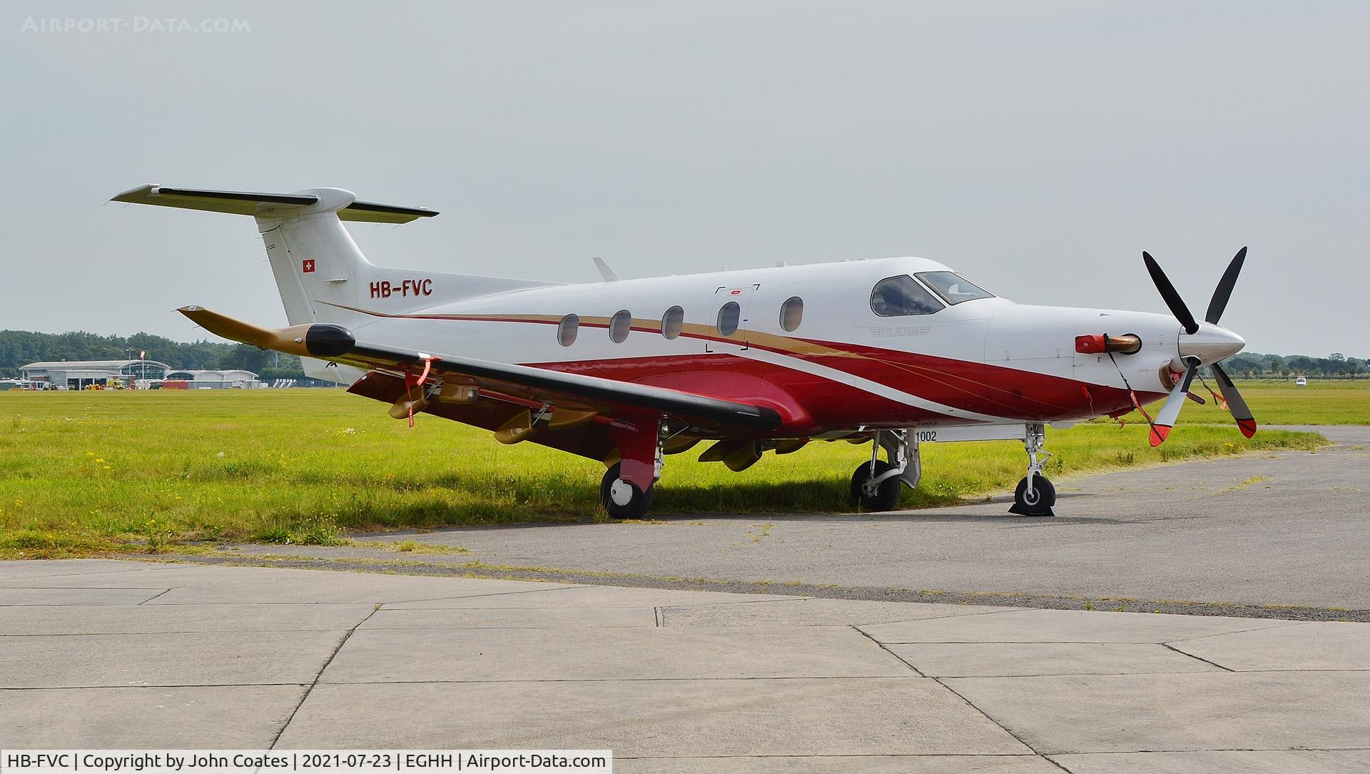 HB-FVC, 2008 Pilatus PC-12/47E C/N 1002, Parked at BAS