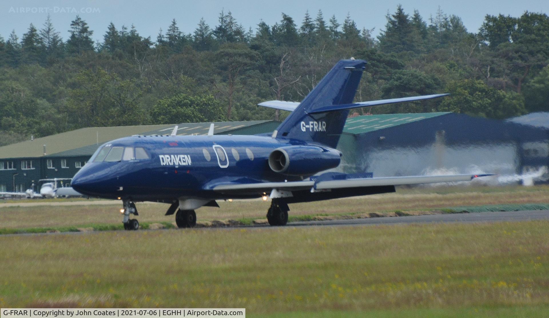 G-FRAR, 1969 Dassault Falcon (Mystere) 20DC C/N 209, Arriving on 26
