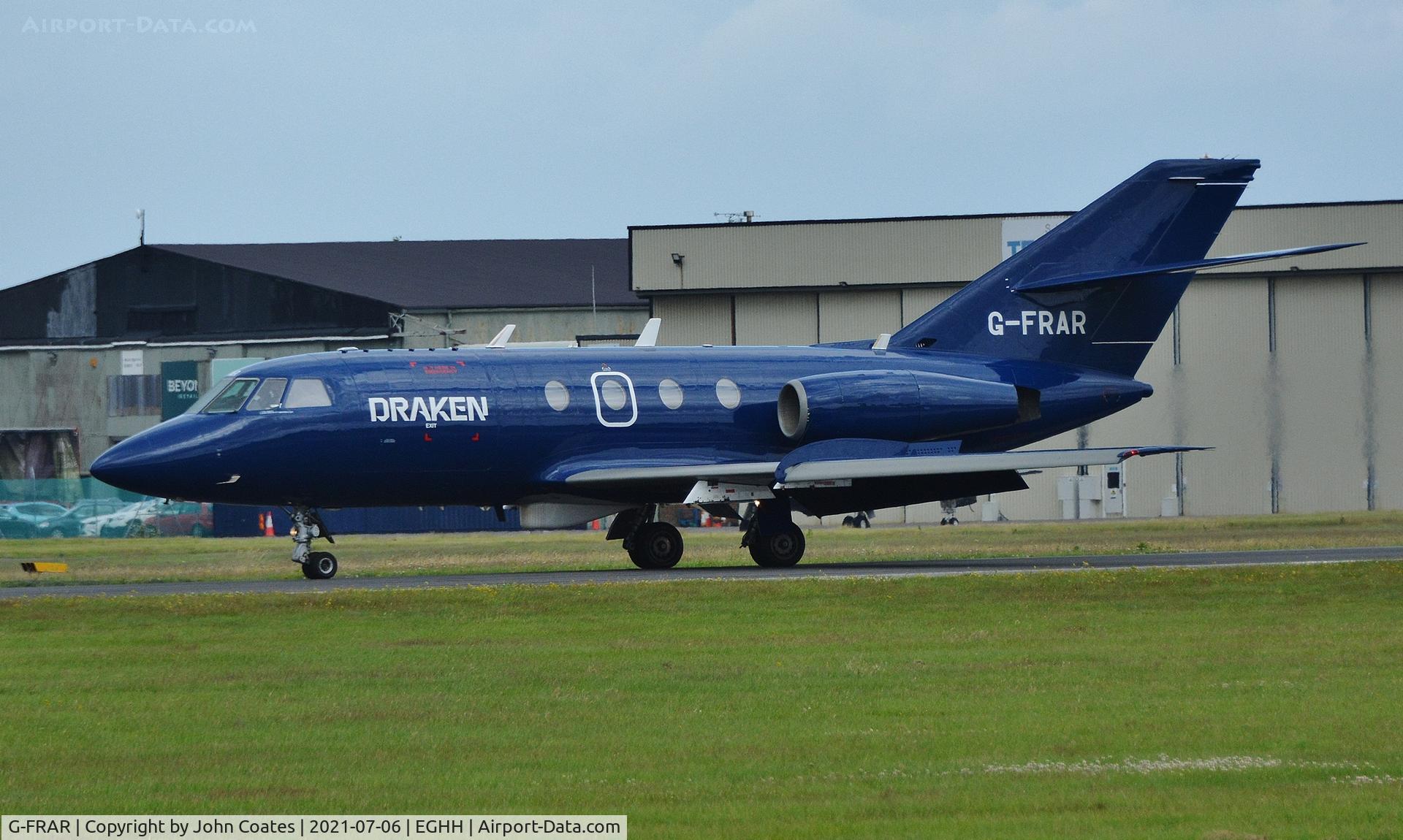 G-FRAR, 1969 Dassault Falcon (Mystere) 20DC C/N 209, Arriving on 26