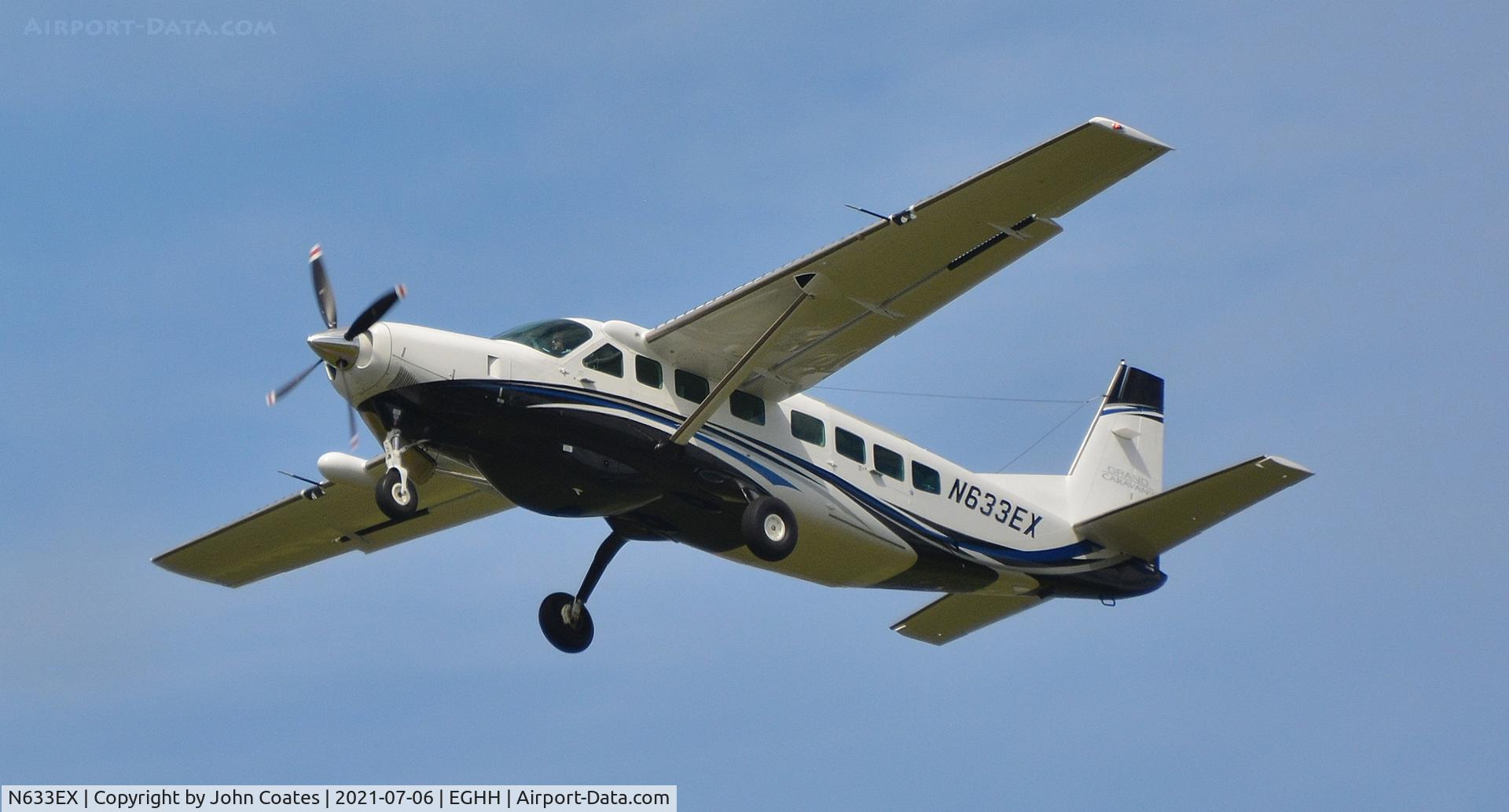 N633EX, 2021 Cessna 208B Grand Caravan C/N 208B5633, Departing from 26