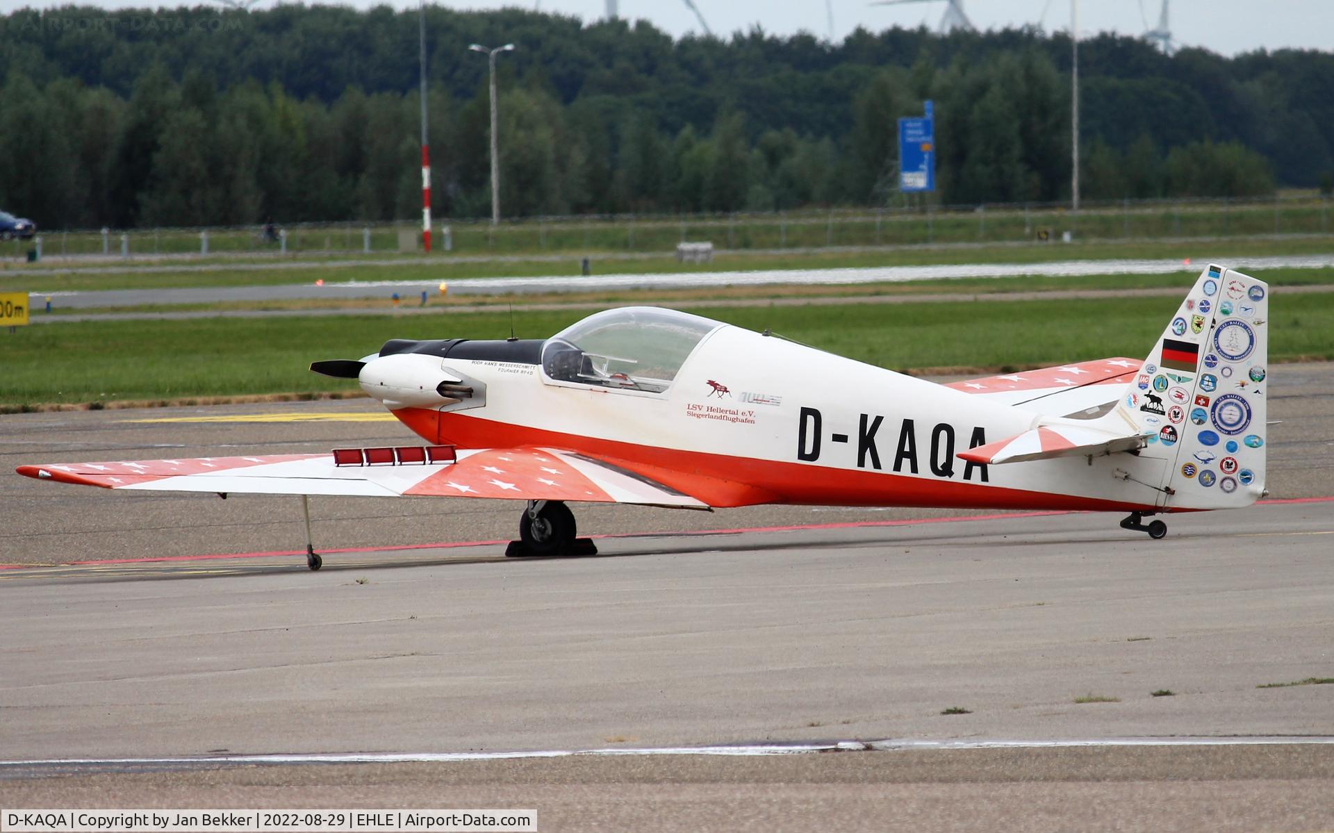 D-KAQA, Sportavia-Putzer Fournier RF-4D C/N 4038, Lelystad Airport