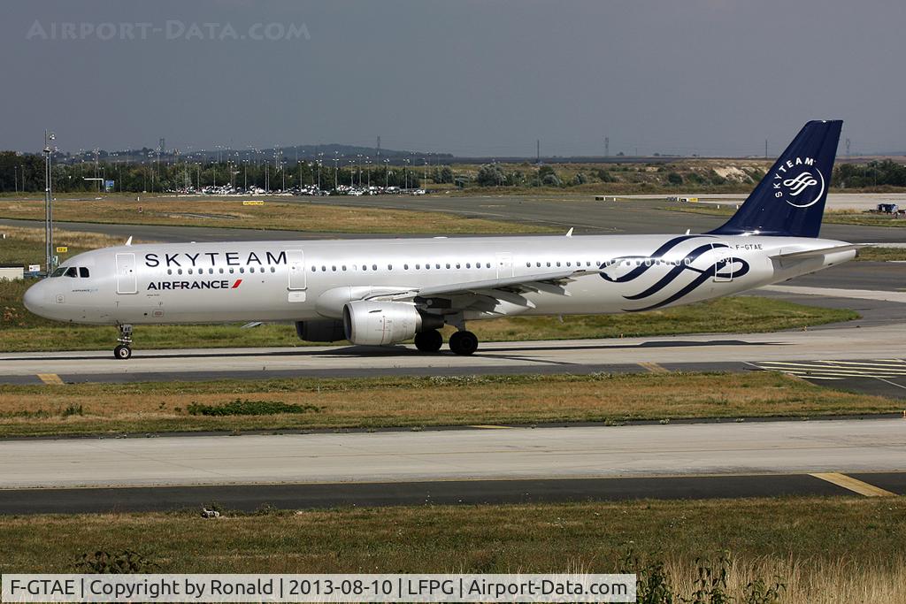 F-GTAE, 1998 Airbus A321-211 C/N 0796, at cdg