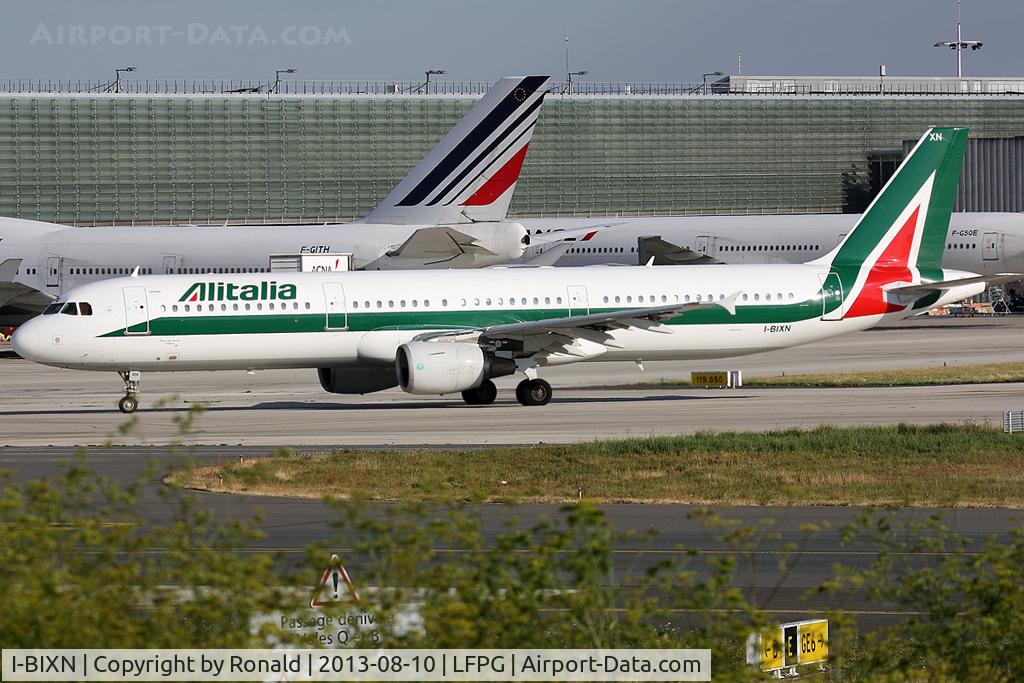 I-BIXN, 1996 Airbus A321-112 C/N 576, at cdg