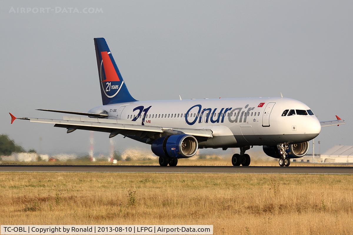 TC-OBL, 1997 Airbus A320-232 C/N 640, at cdg