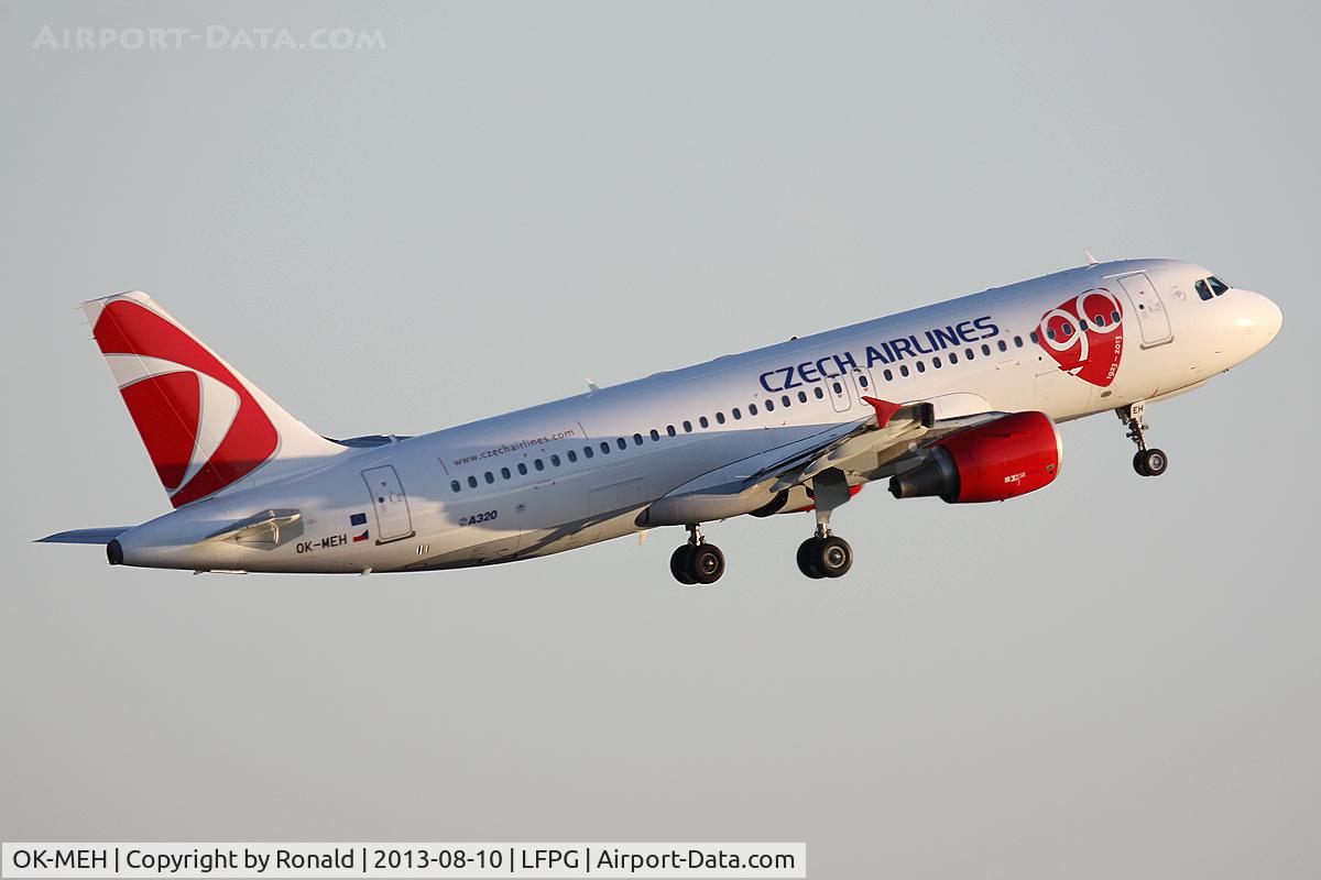 OK-MEH, 2007 Airbus A320-214 C/N 3031, at cdg