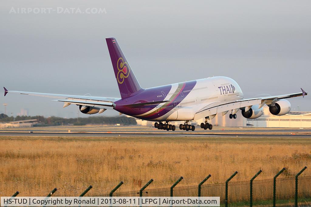 HS-TUD, 2012 Airbus A380-841 C/N 122, at cdg