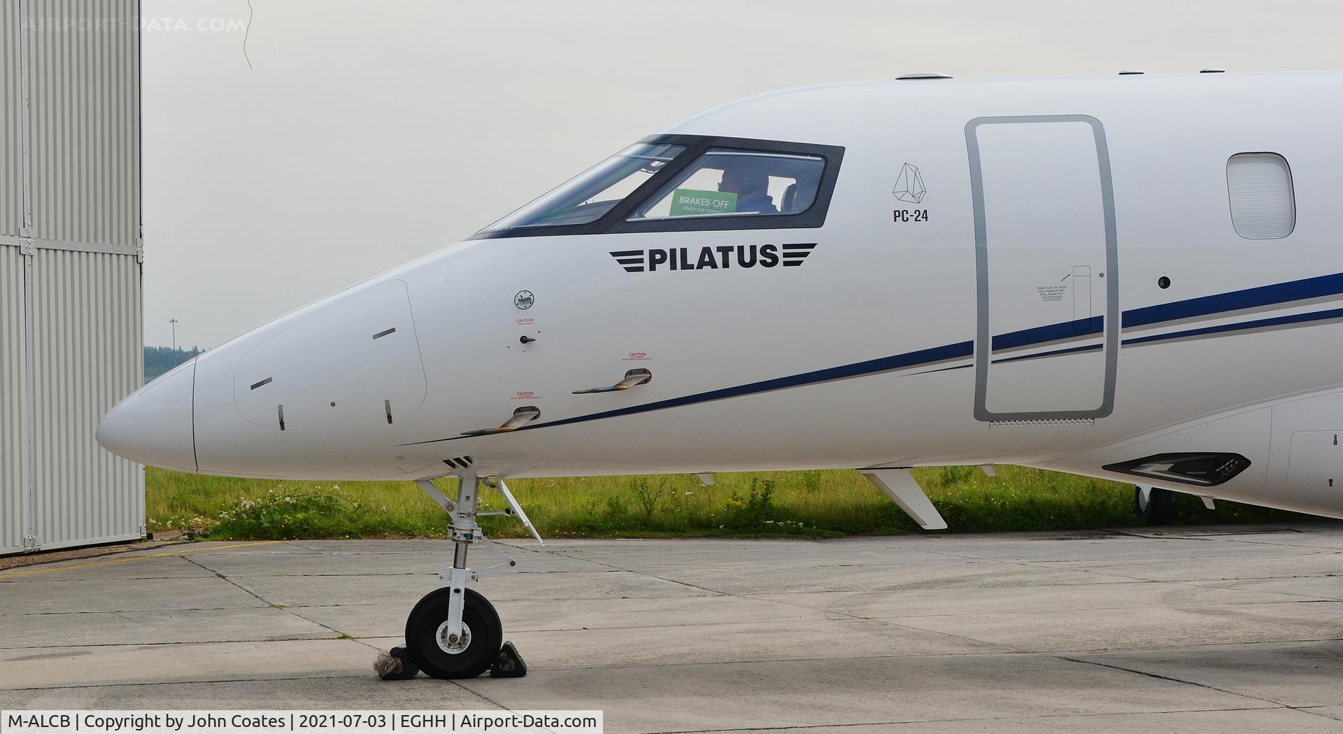 M-ALCB, 2019 Pilatus PC-24 C/N 167, Close up at BAS