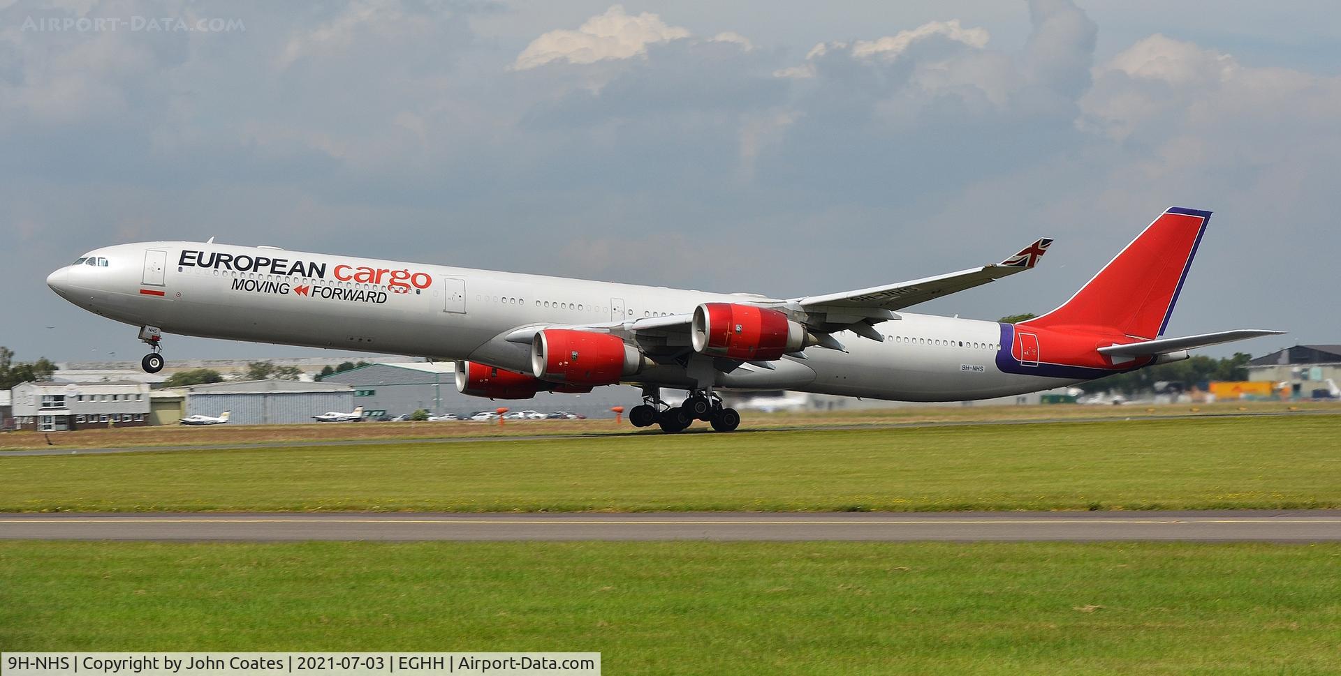 9H-NHS, 2006 Airbus A340-642 C/N 736, Departing off 26