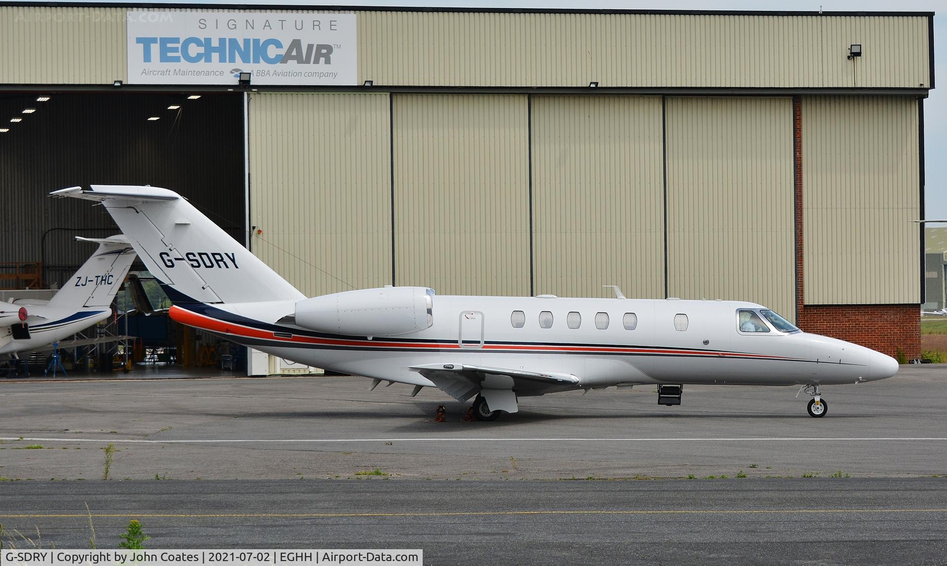 G-SDRY, 2013 Cessna 525C CitationJet CJ4 C/N 525C-0134, At Technicair