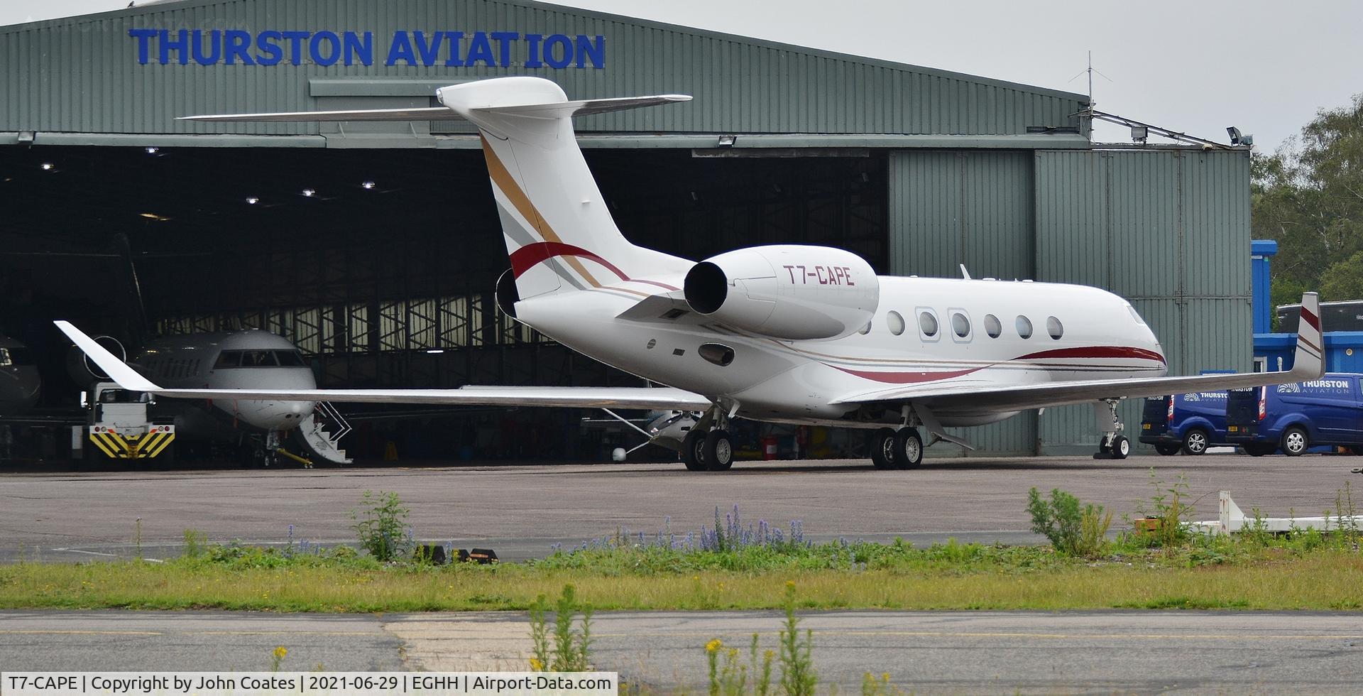 T7-CAPE, 2019 Gulfstream Aerospace GVII-G600 C/N 73010, At Thurston Avn.