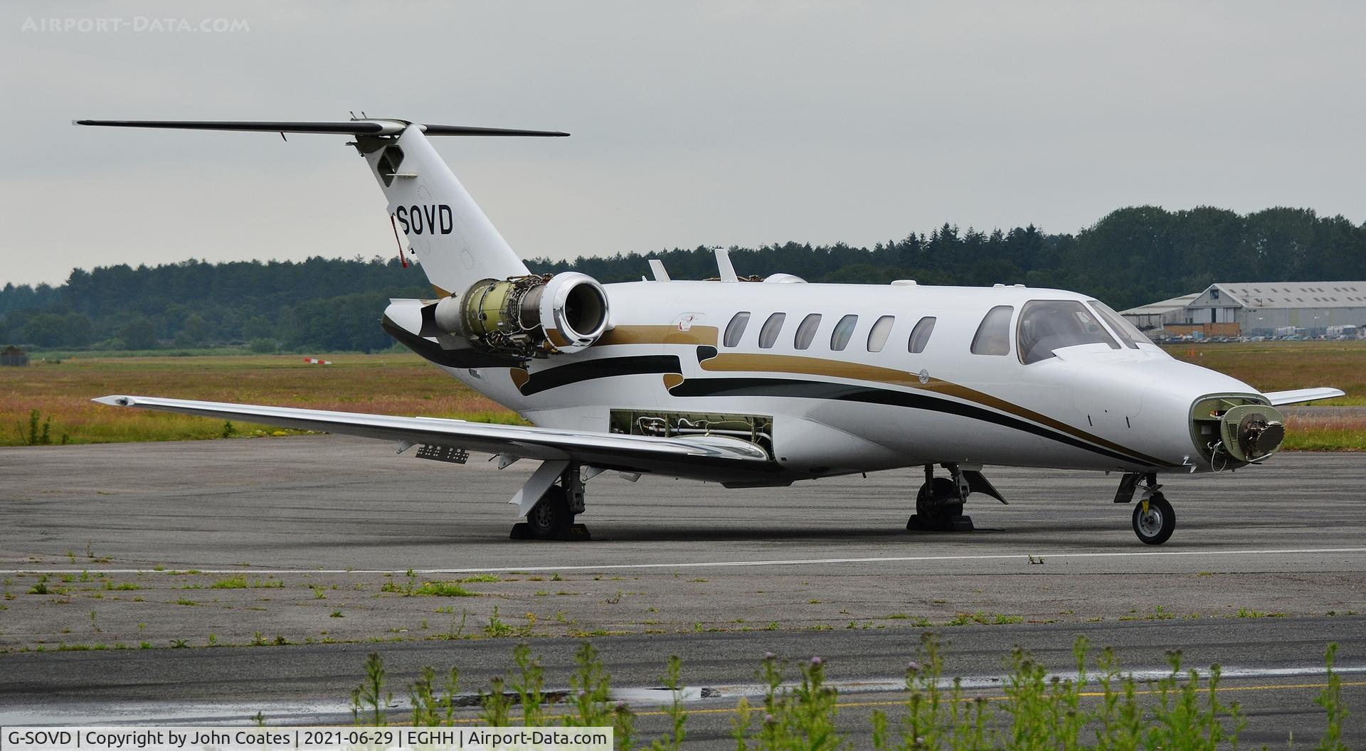 G-SOVD, 2002 Cessna 525A CitationJet CJ2 C/N 525A-0082, At Technicair