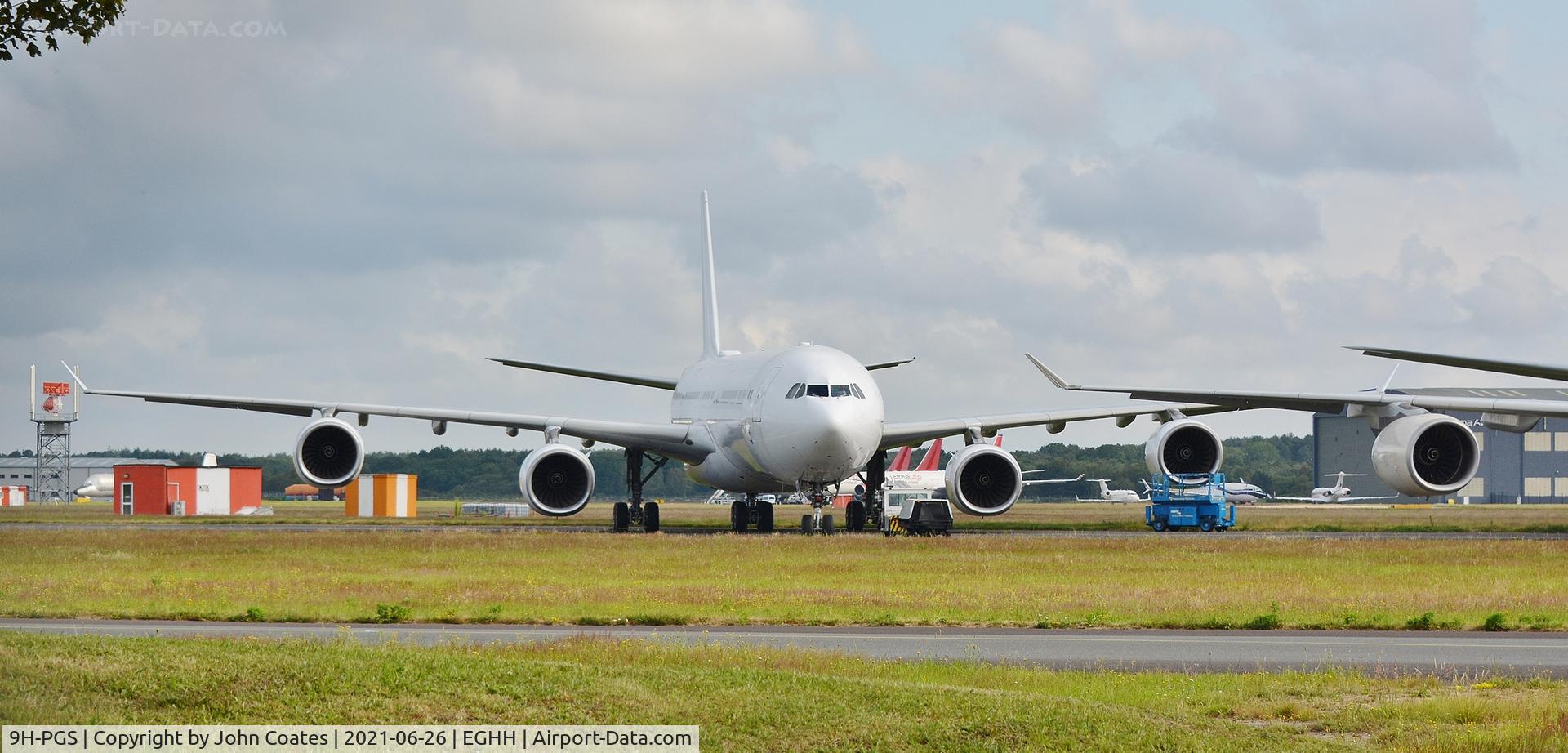 9H-PGS, 2009 Airbus A340-642X C/N 1030, Getting ready for duty