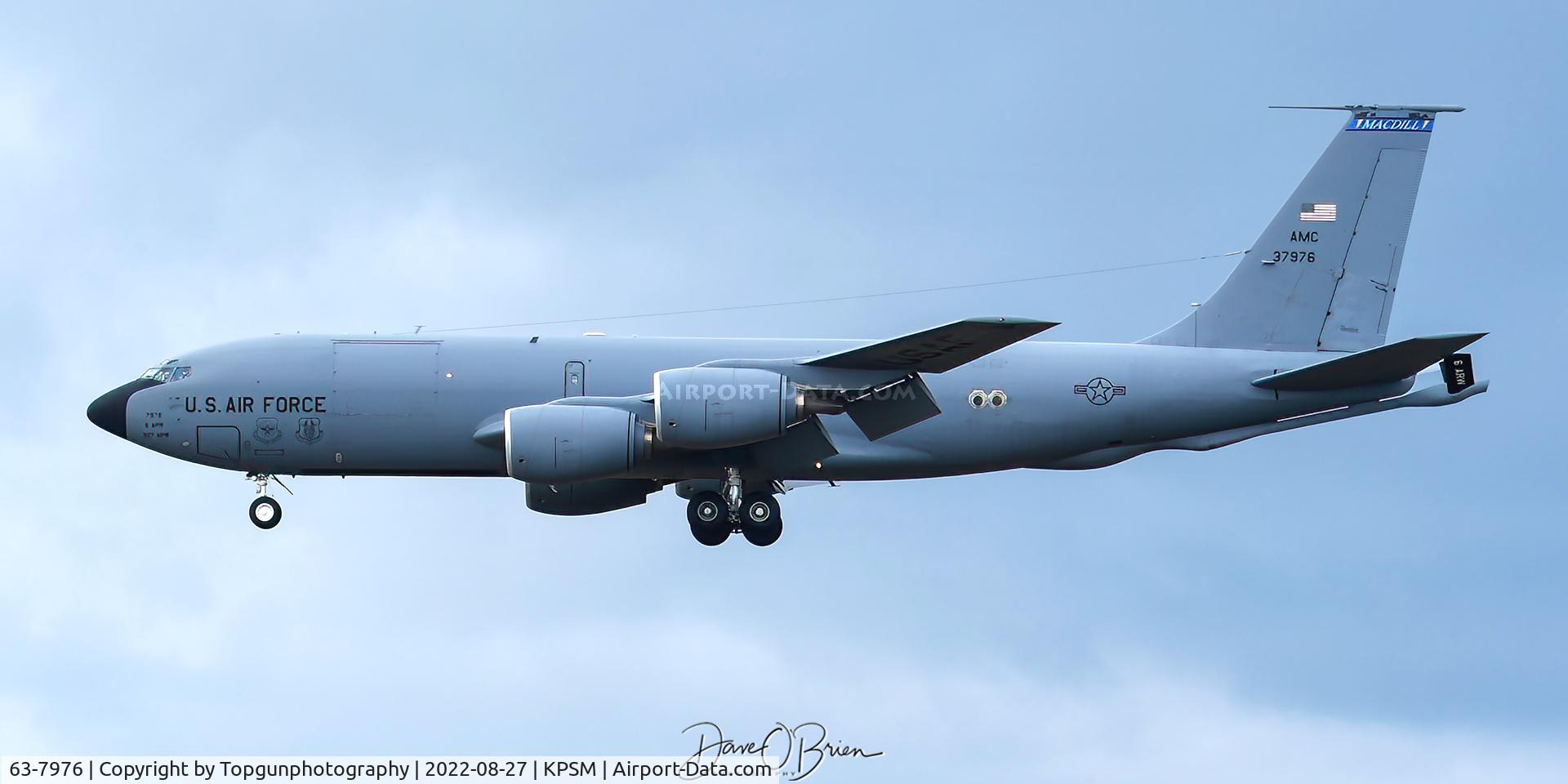 63-7976, 1963 Boeing KC-135R Stratotanker C/N 18593, SWATH10 in bound for CAP duty