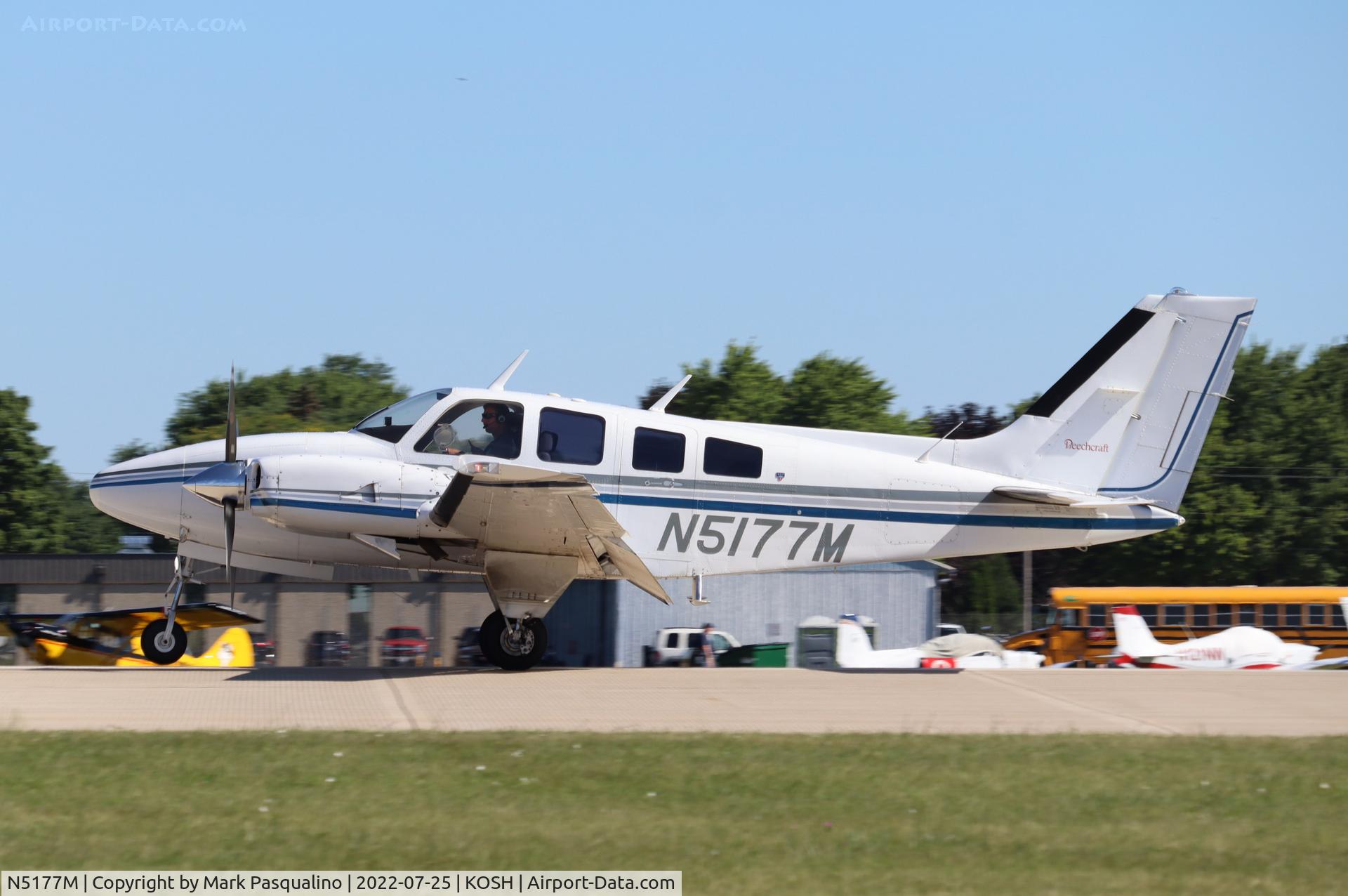 N5177M, 1977 Beech 58P Baron C/N TJ-116, Beech 58P