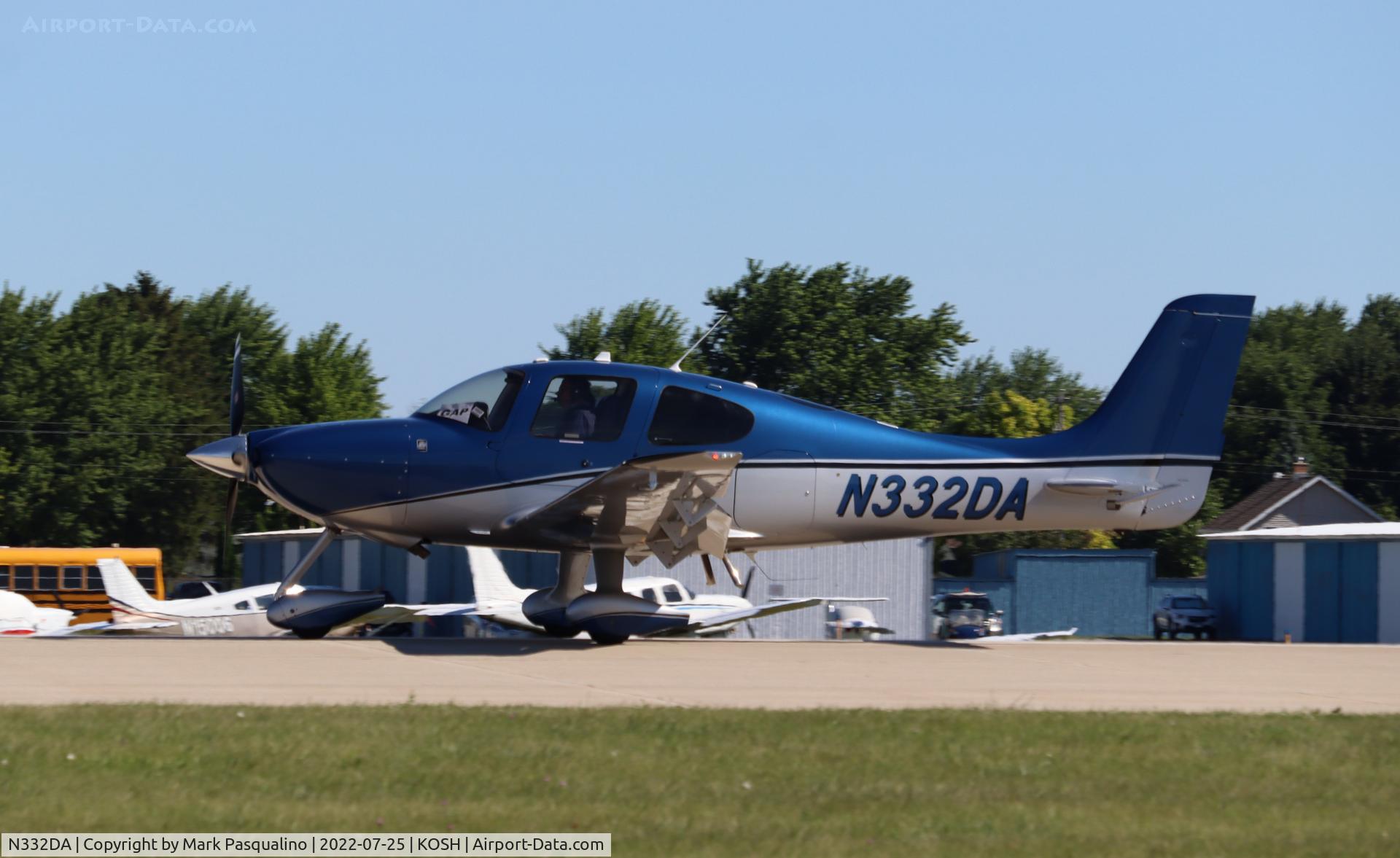 N332DA, Cirrus SR22 C/N 3453, Cirrus SR22