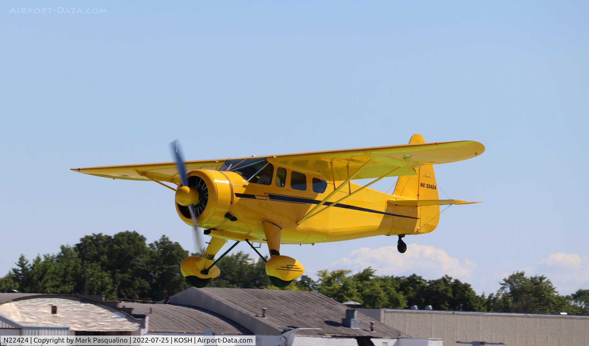 N22424, 1940 Howard Aircraft DGA-15P C/N 523, Howard DGA-15P