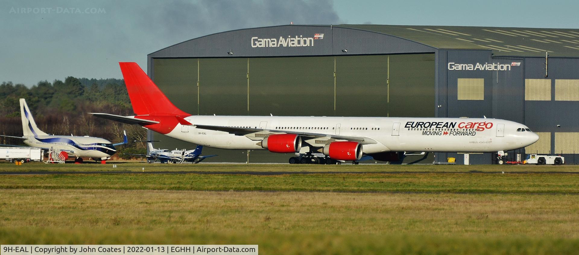 9H-EAL, 2005 Airbus A340-642 C/N 622, Being pushed back to parking