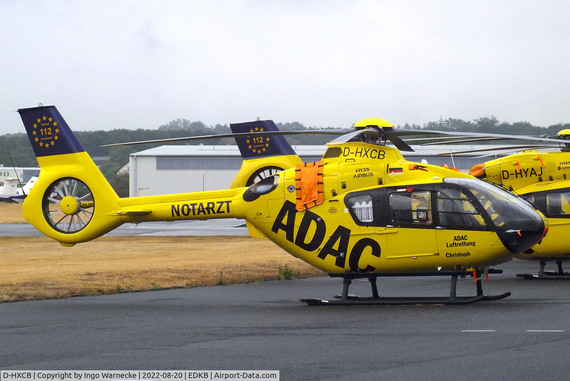 D-HXCB, 2020 Airbus Helicopters H135 - EC-135 P3 C/N 2119, Airbus Helicopters H135 (EC135P3) 'Christoph 31' EMS-helicopter of ADAC Luftrettung at Bonn-Hangelar airfield during the Grumman Fly-in 2022