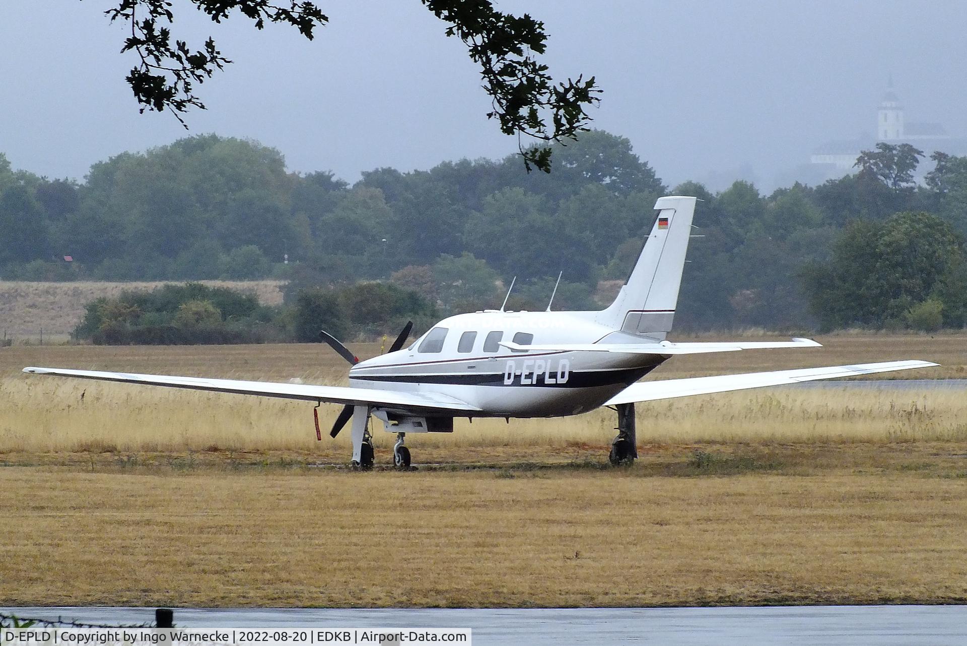 D-EPLD, 1986 Piper PA-46-310P Malibu C/N 46-8608047, Piper PA-46-310P Malibu at Bonn-Hangelar airfield during the Grumman Fly-in 2022