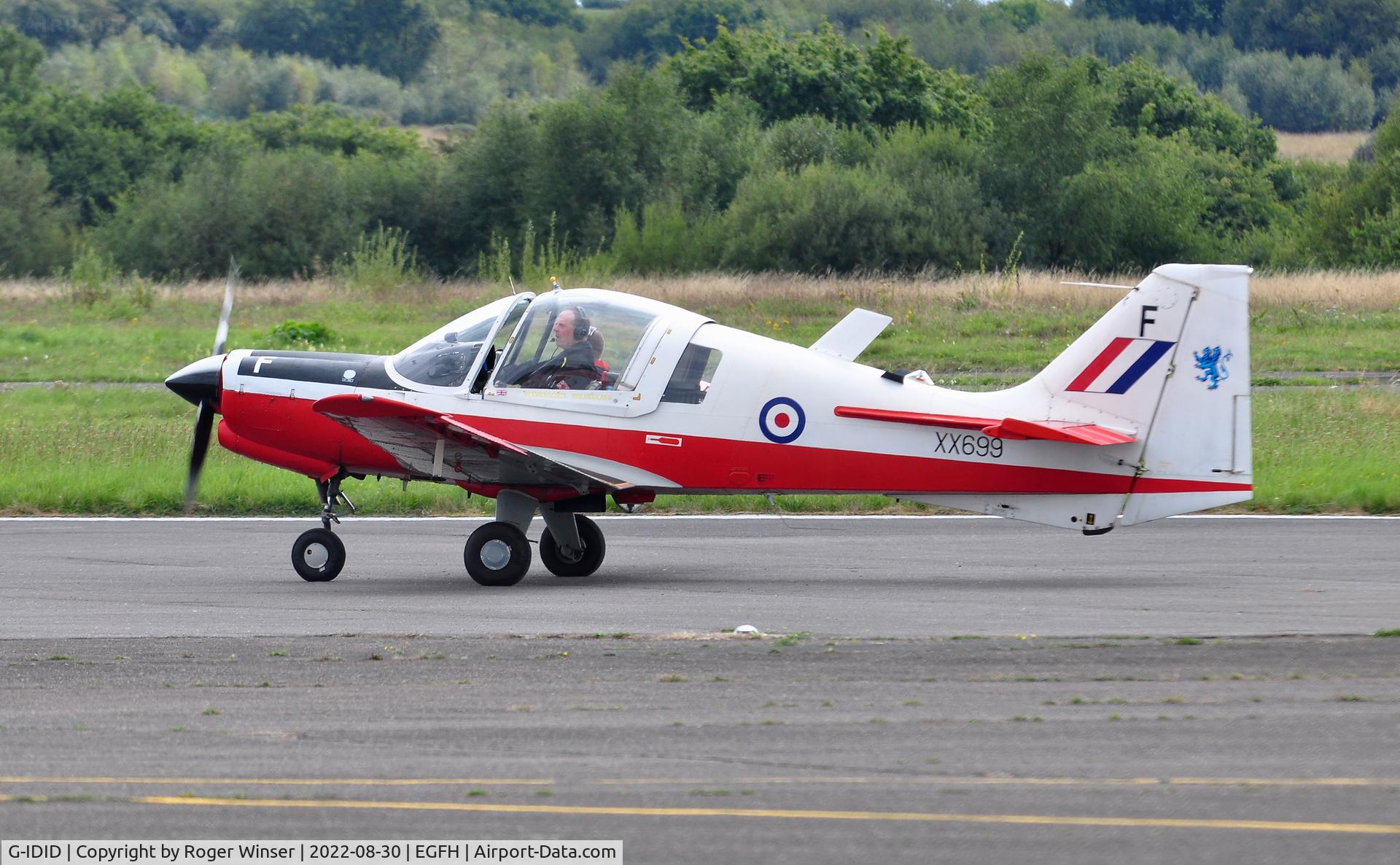 G-IDID, 1975 Scottish Aviation Bulldog T.1 C/N BH120/348, Ex-RAF aircraft XX699.