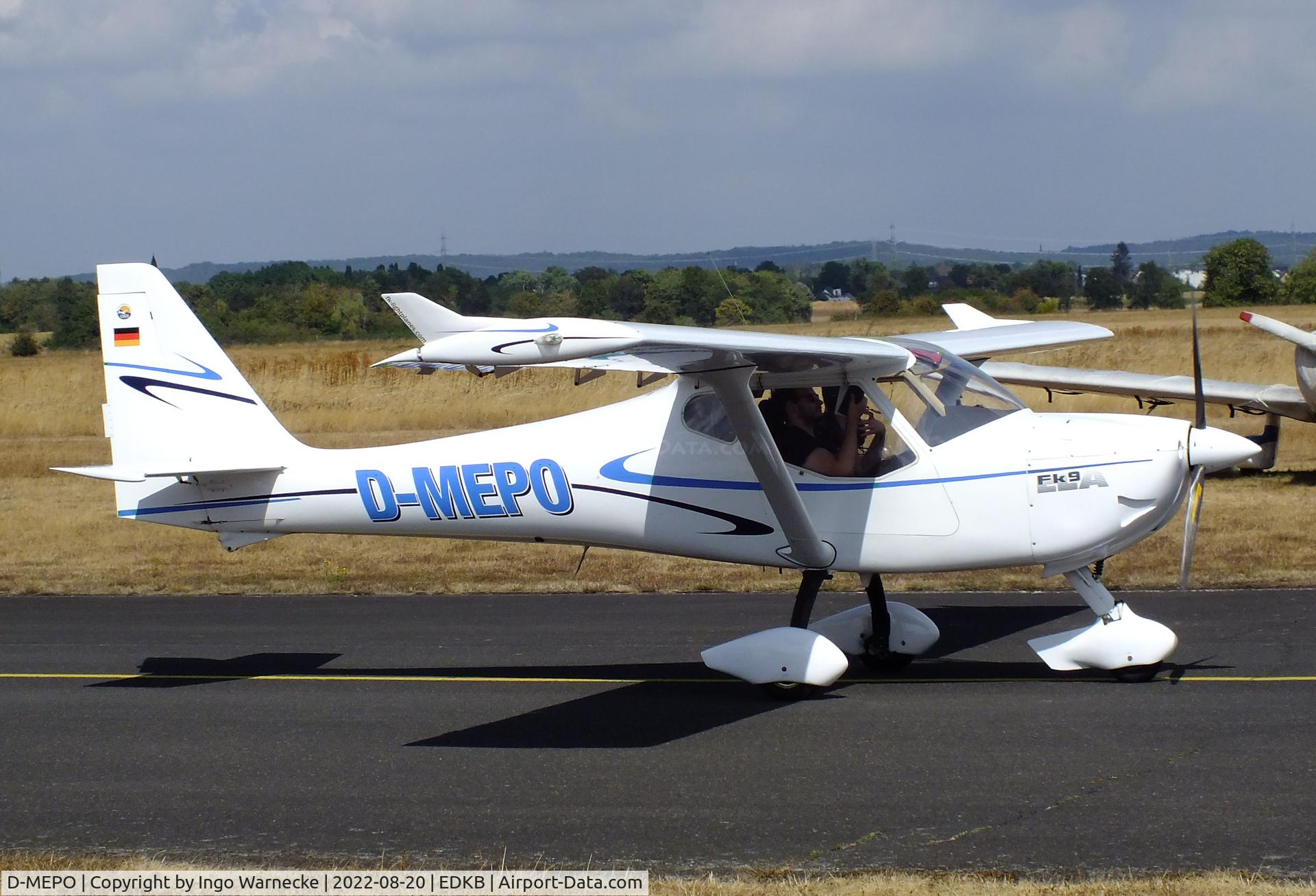 D-MEPO, FK Lightplanes FK-9 Mark III C/N 09-418, B & F Technik FK-9 Mk III at Bonn-Hangelar airfield during the Grumman Fly-in 2022