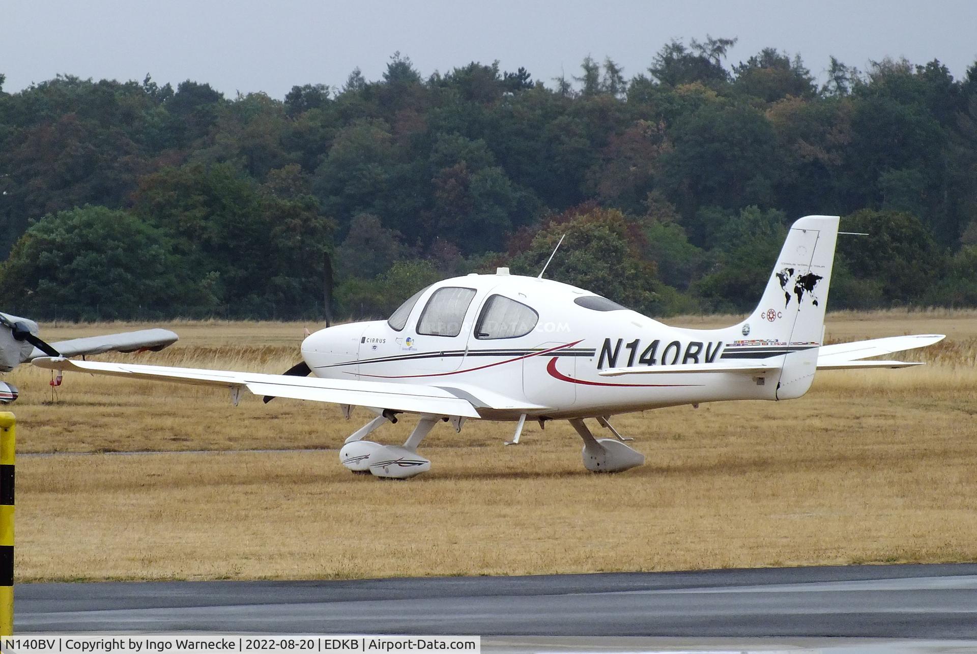 N140BV, Cirrus SR22 C/N 3780, Cirrus SR22 at Bonn-Hangelar airfield during the Grumman Fly-in 2022