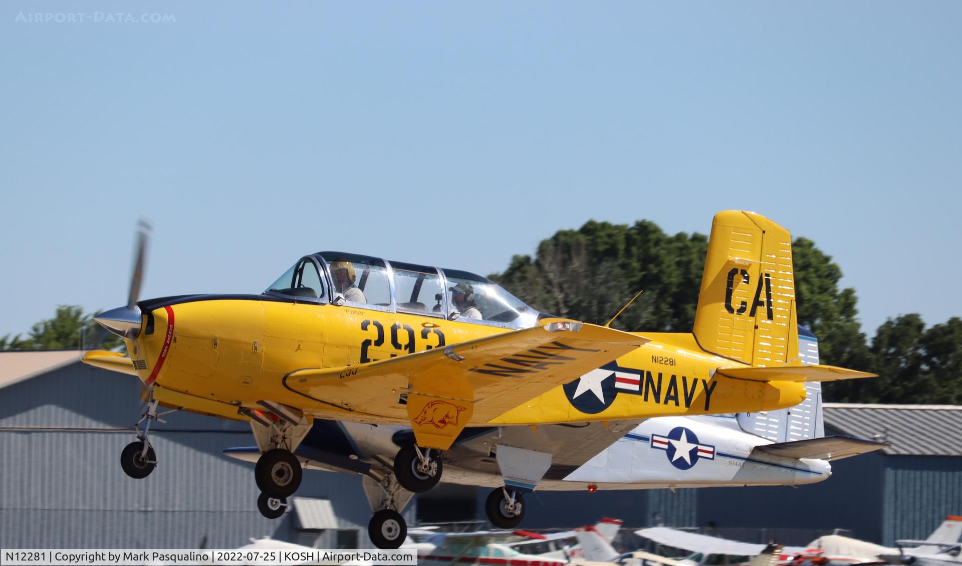 N12281, 1955 Beech T-34A (A45) Mentor Mentor C/N G-293, Beech T-34A