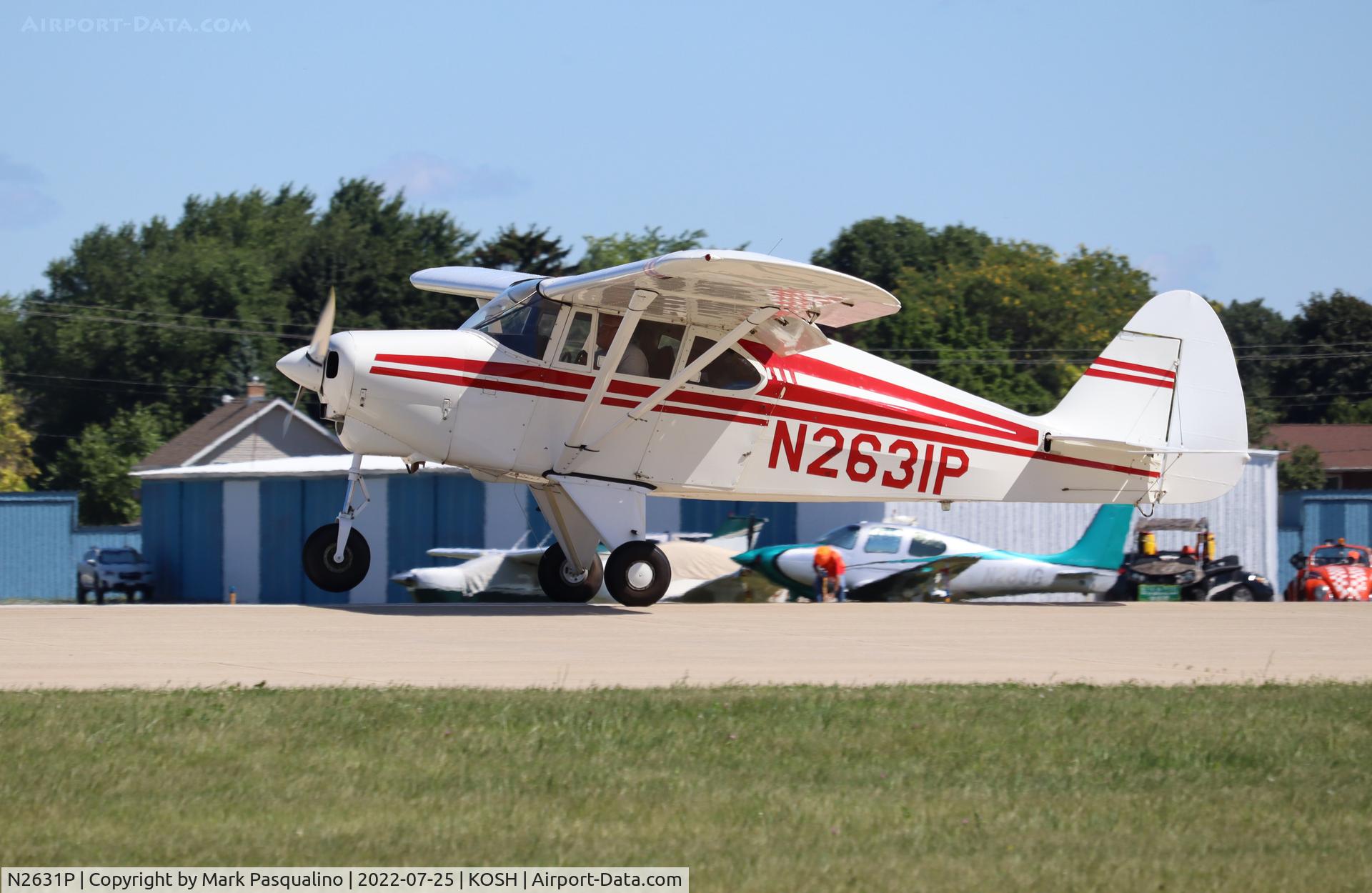 N2631P, 1955 Piper PA-22-150 Tri-Pacer C/N 22-2968, Piper PA-22-150