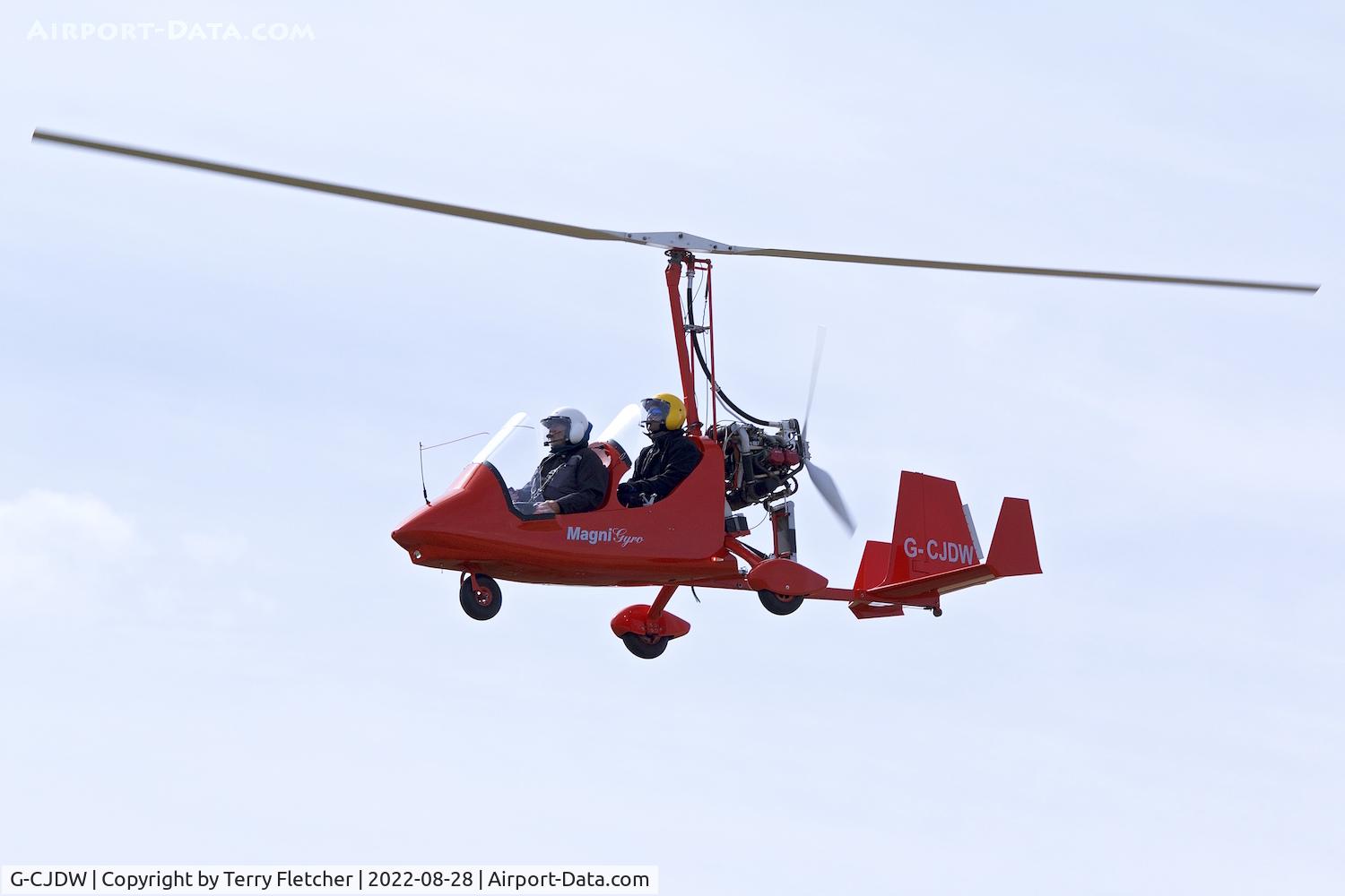 G-CJDW, 2016 Magni Gyro M16C Tandem Trainer C/N 16-16-9494, At Stoke Golding