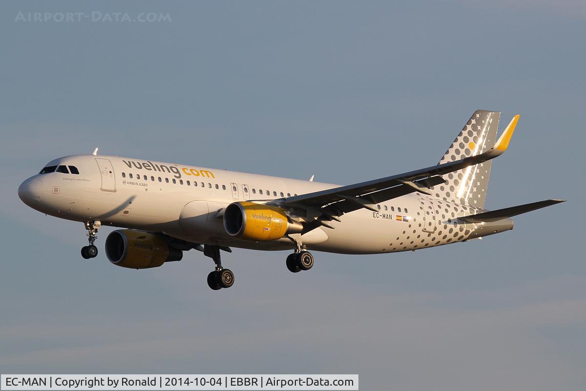 EC-MAN, 2014 Airbus A320-214 C/N 6079, at bru