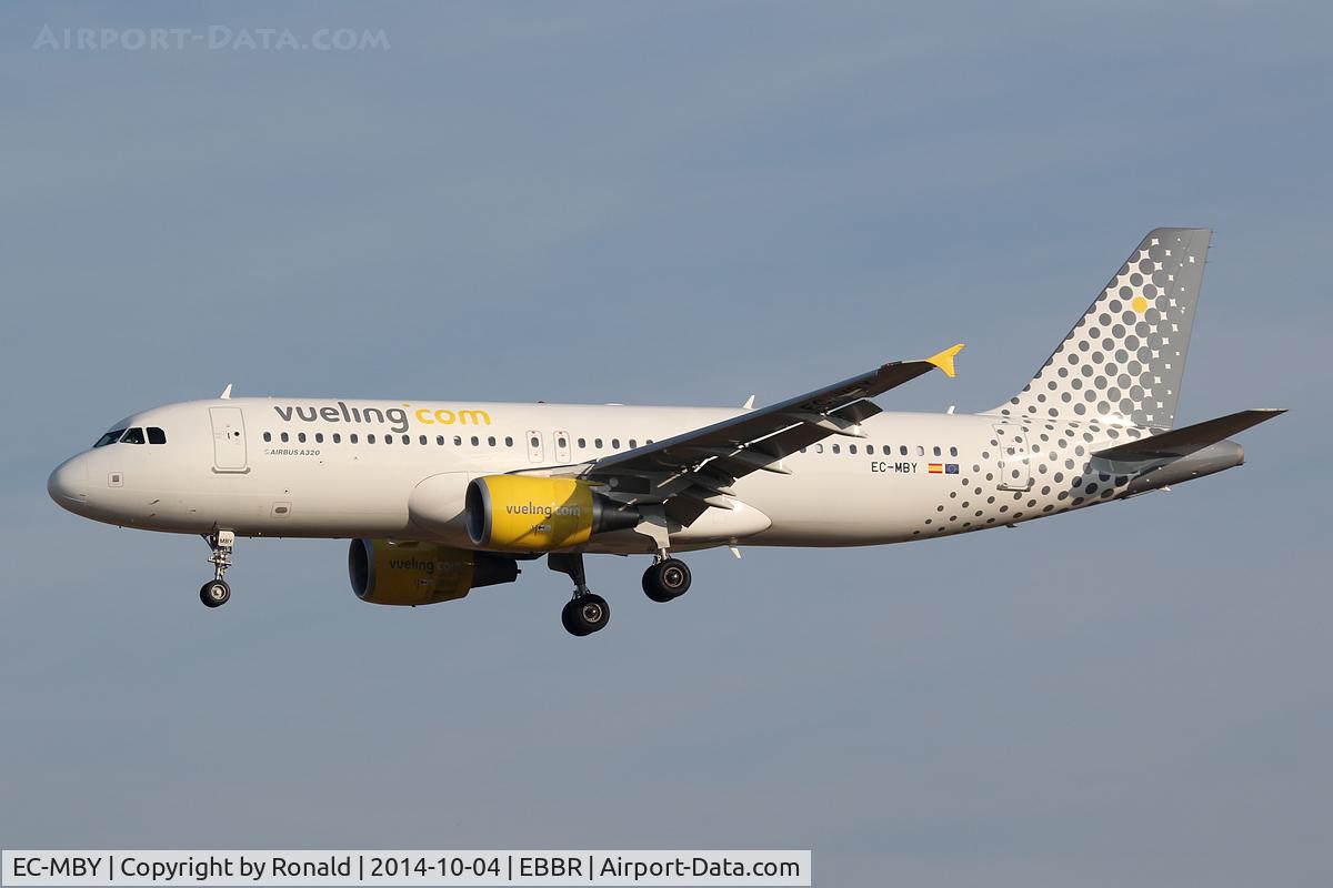 EC-MBY, 2011 Airbus A320-214 C/N 4674, at bru