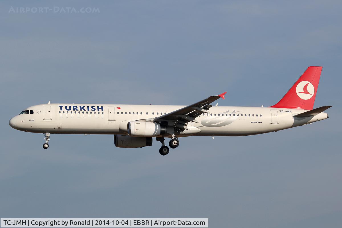 TC-JMH, 2008 Airbus A321-232 C/N 3637, at bru