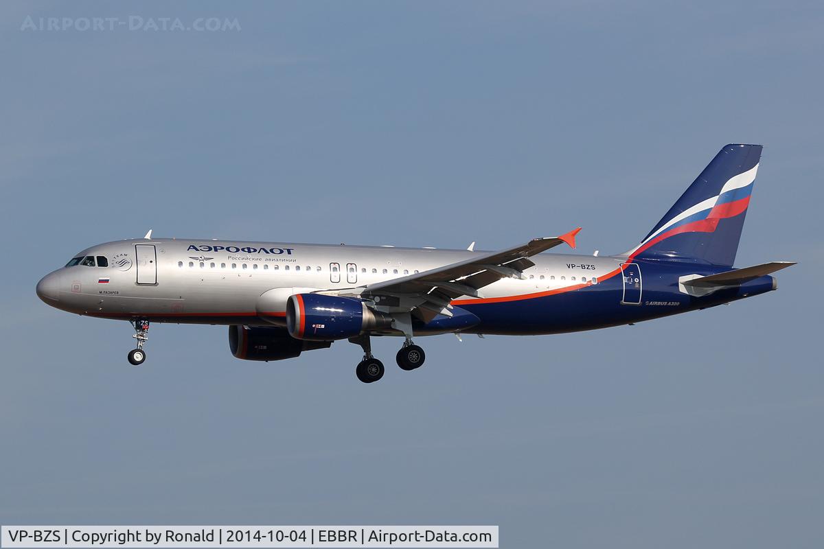 VP-BZS, 2008 Airbus A320-214 C/N 3644, at bru