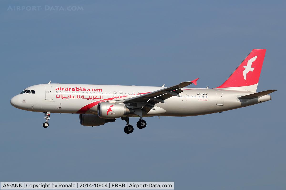 A6-ANK, 2012 Airbus A320-214 C/N 5206, at bru