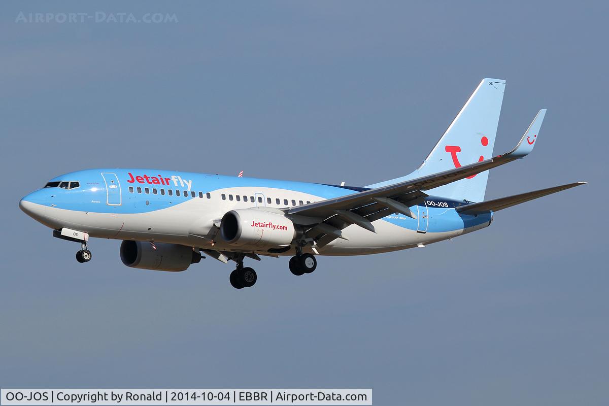 OO-JOS, 2008 Boeing 737-7K5 C/N 35282, at bru