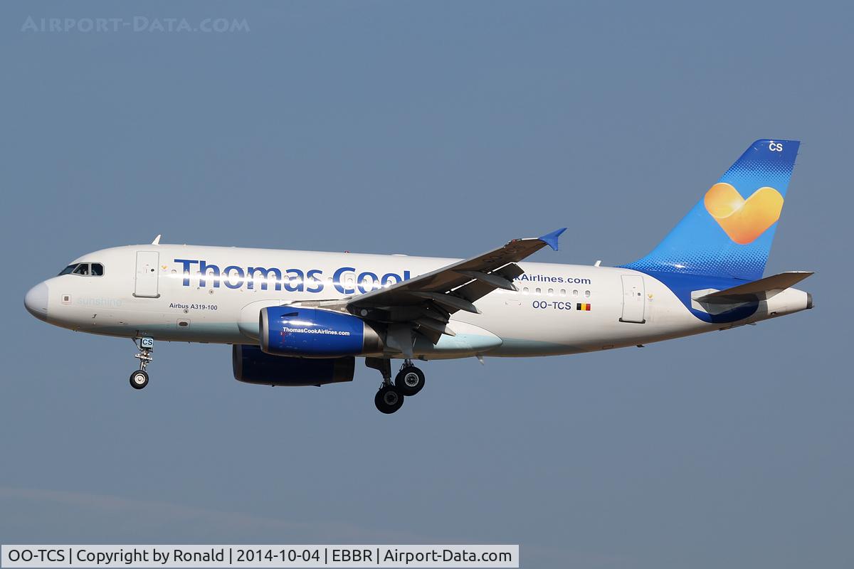 OO-TCS, 2004 Airbus A319-132 C/N 2362, at bru