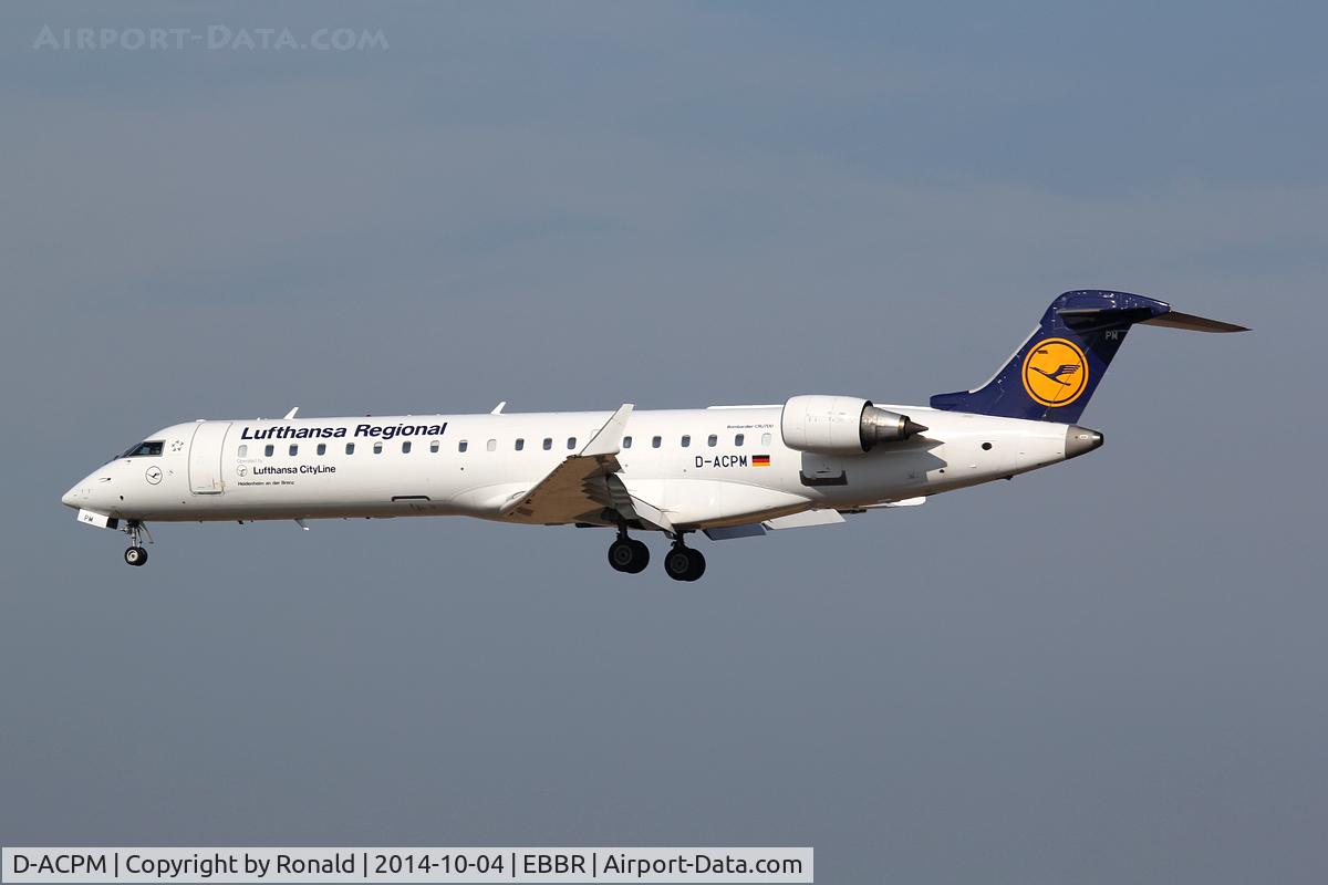 D-ACPM, 2003 Bombardier CRJ-701ER (CL-600-2C10) Regional Jet C/N 10080, at bru