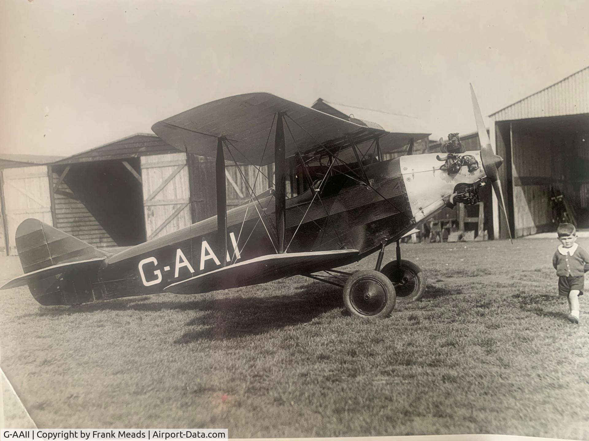 G-AAII, Southern Martlet C/N 200, Photographed at Broxbourne Herts in c1933