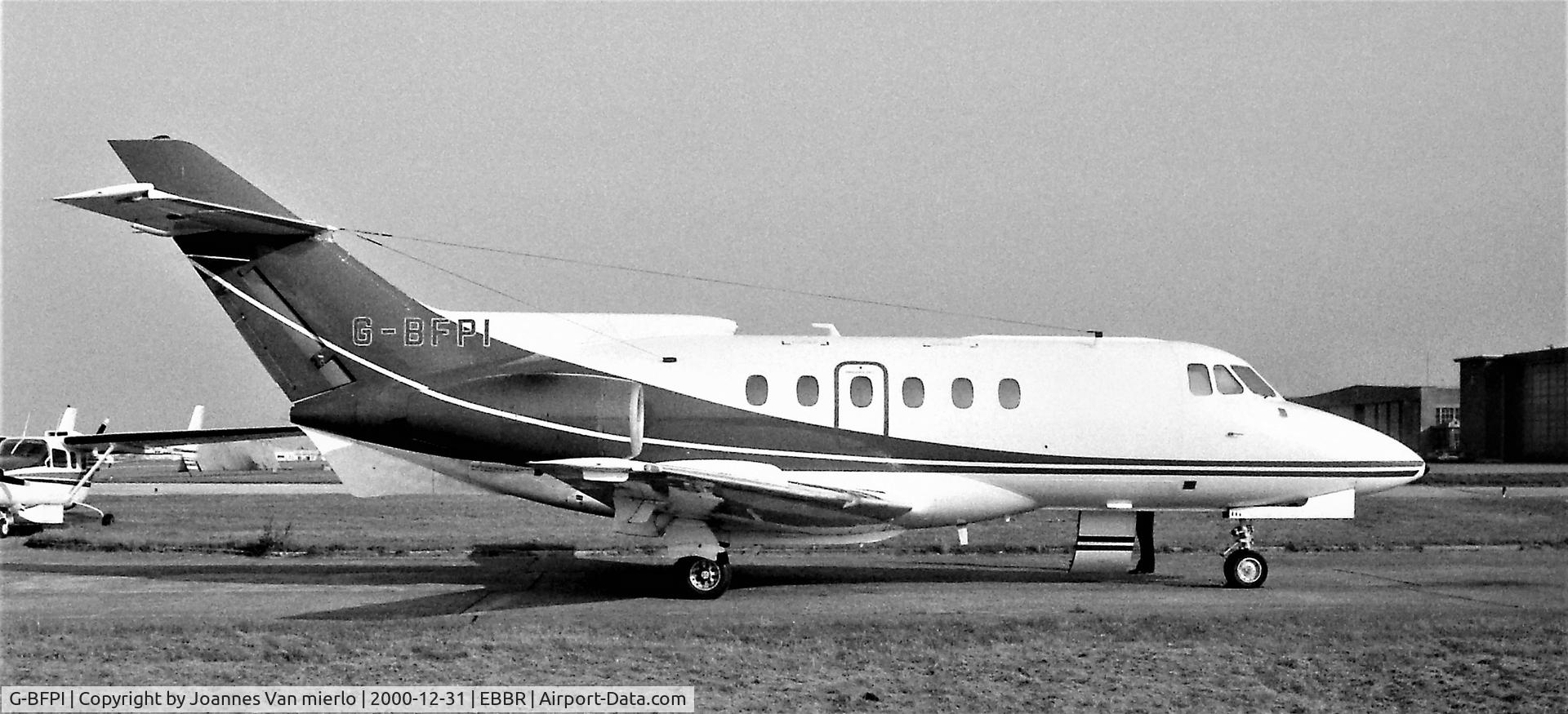 G-BFPI, 1978 Hawker Siddeley HS.125 Series 700A C/N 257025, Brussels
