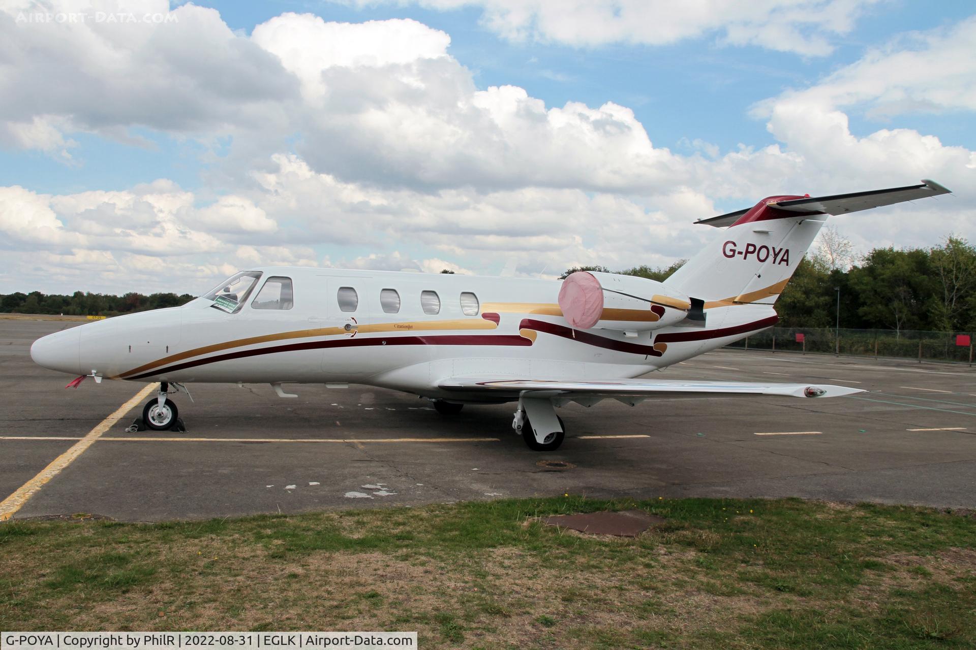 G-POYA, 1997 Cessna 525 CitationJet C/N 525-0181, G-POYA 1997 Cessna 525 CitationJet Blackbushe