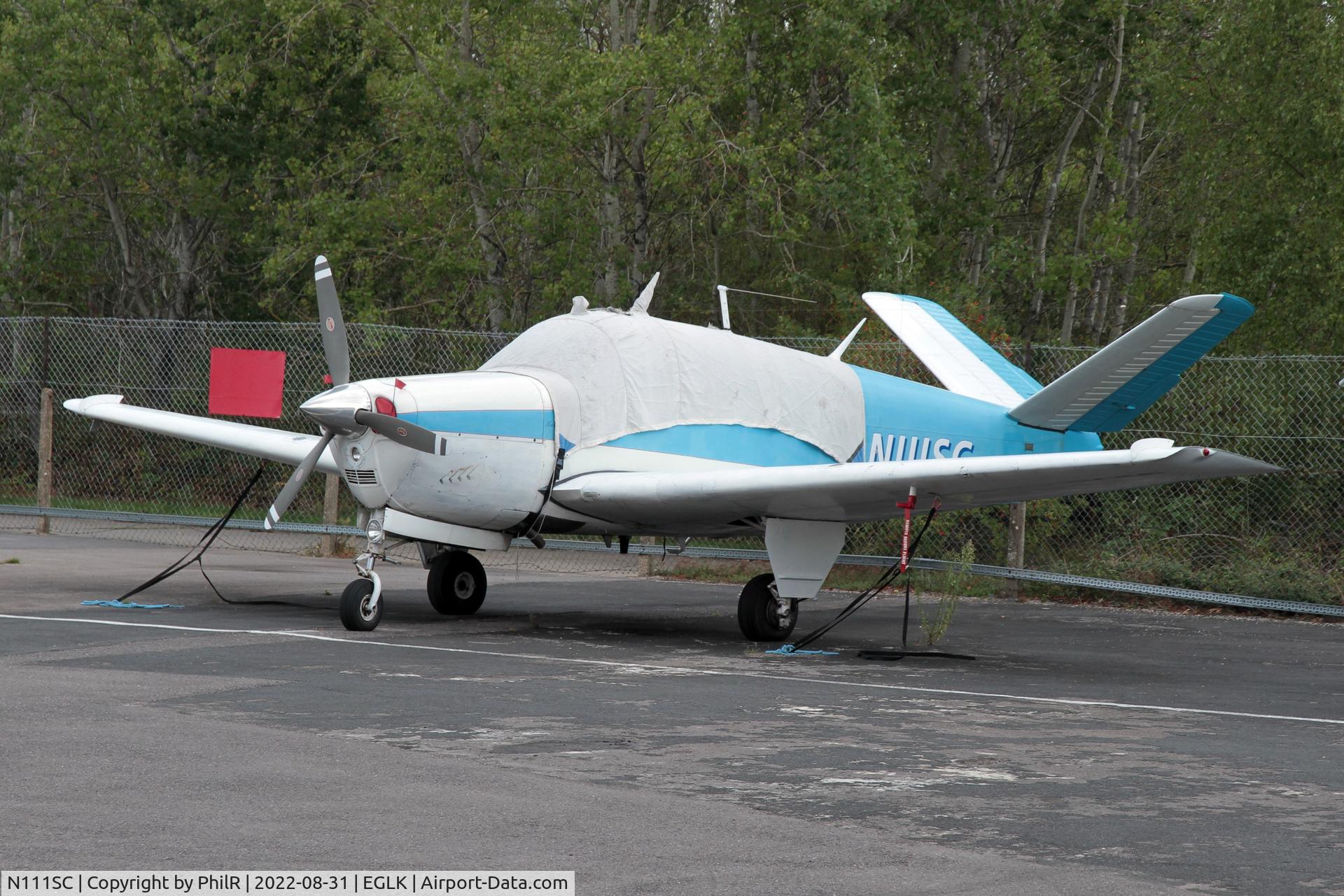 N111SC, 1961 Beech N35 Bonanza C/N D-6795, N111SC (ex G-ARZN) 1961 Beechcraft N35 Bonanza Blackbushe