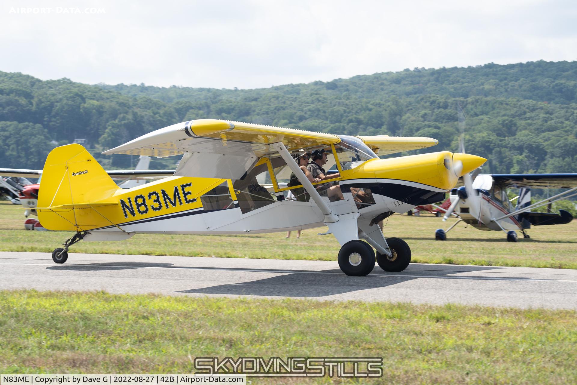 N83ME, Barrows Bearhawk C/N 073, During the Goodspeed Airport Festival fly-in