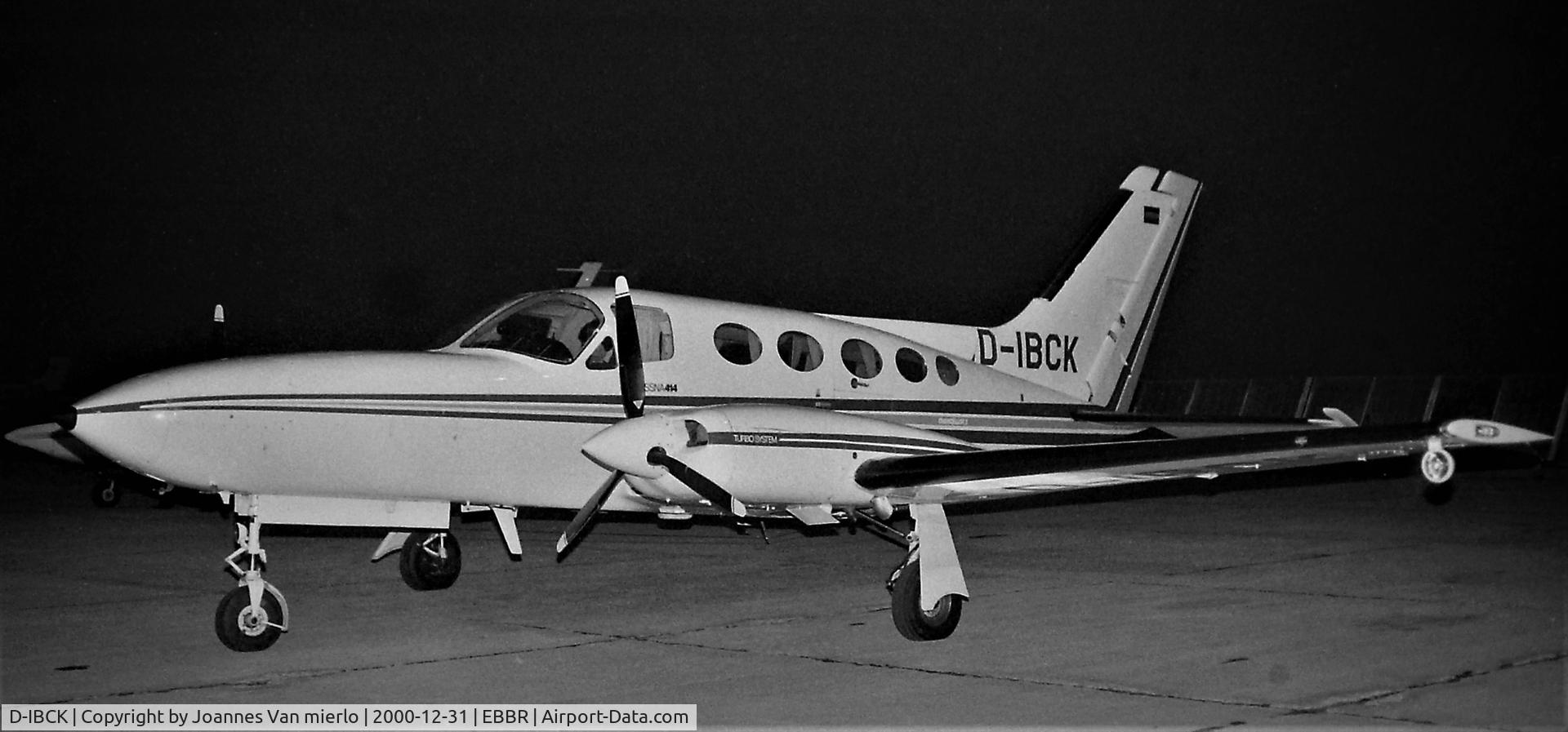 D-IBCK, Cessna 414 Chancellor C/N 00000000, Brussels